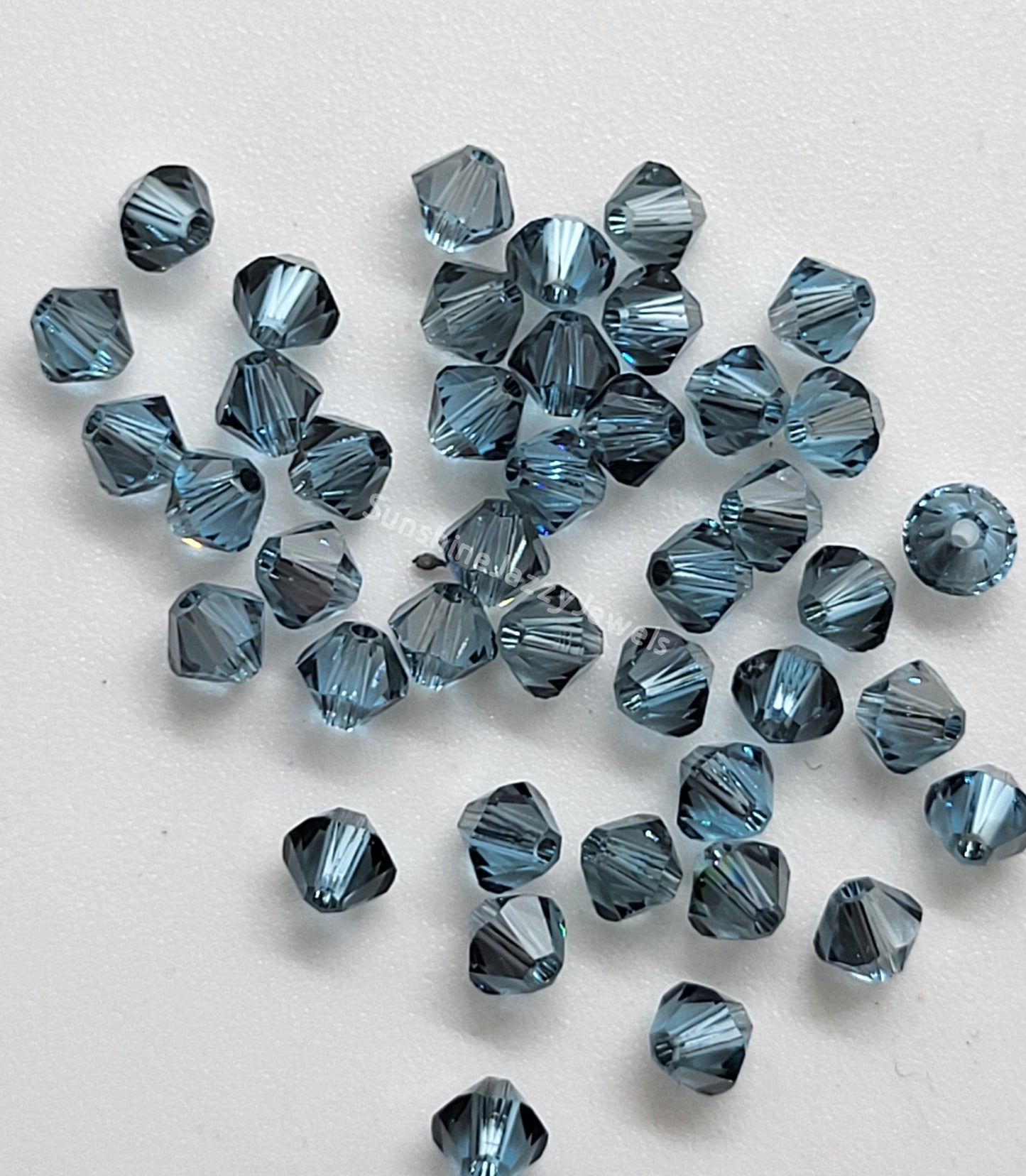 #5328 - Swarovski Crystal 4mm Bicones - Satin Effect
