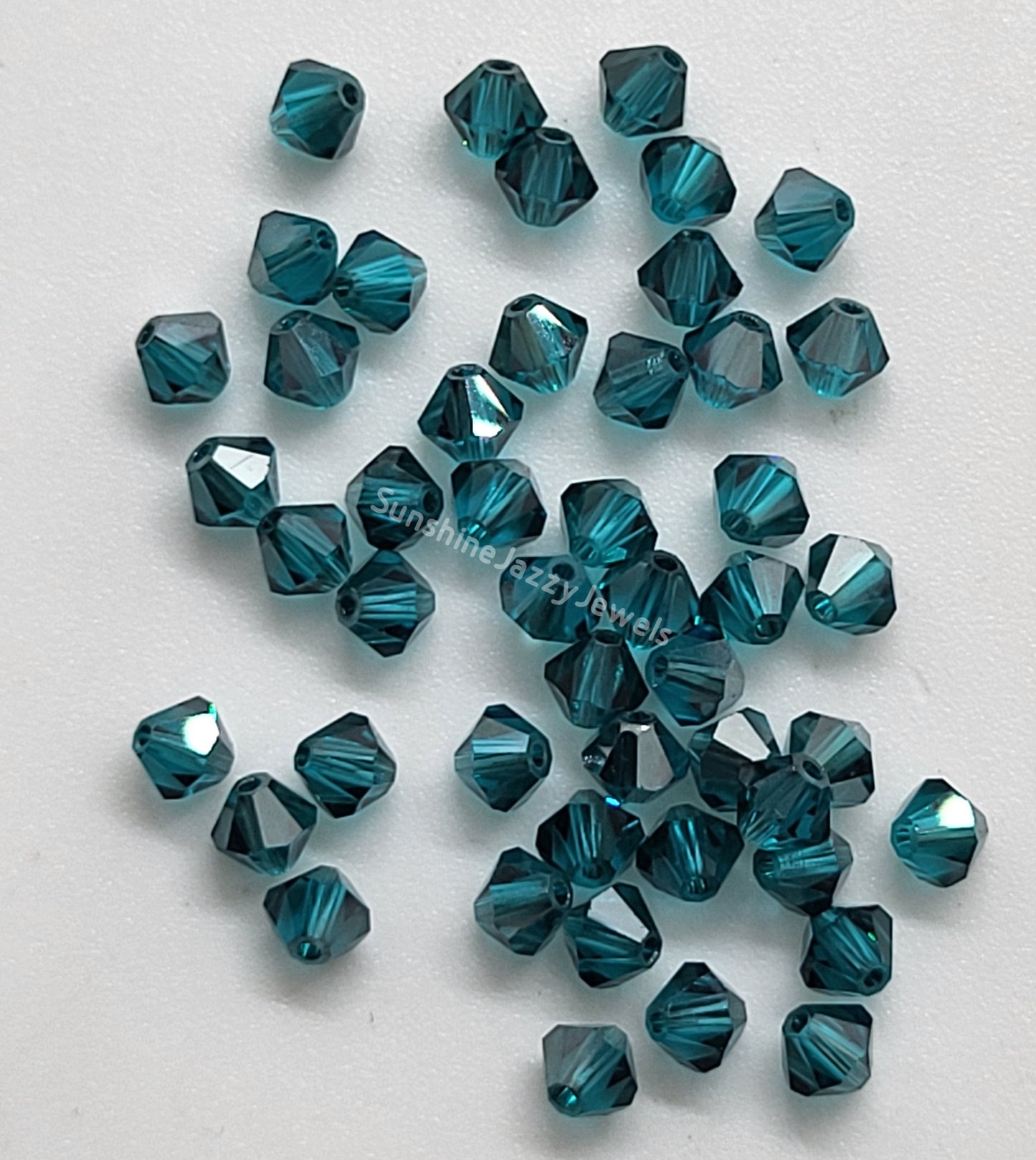 #5328 - Swarovski Crystal 4mm Bicones - Satin Effect