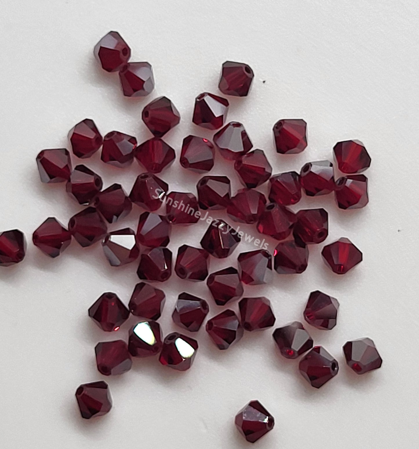 #5328 - Swarovski Crystal 4mm Bicones - Satin Effect
