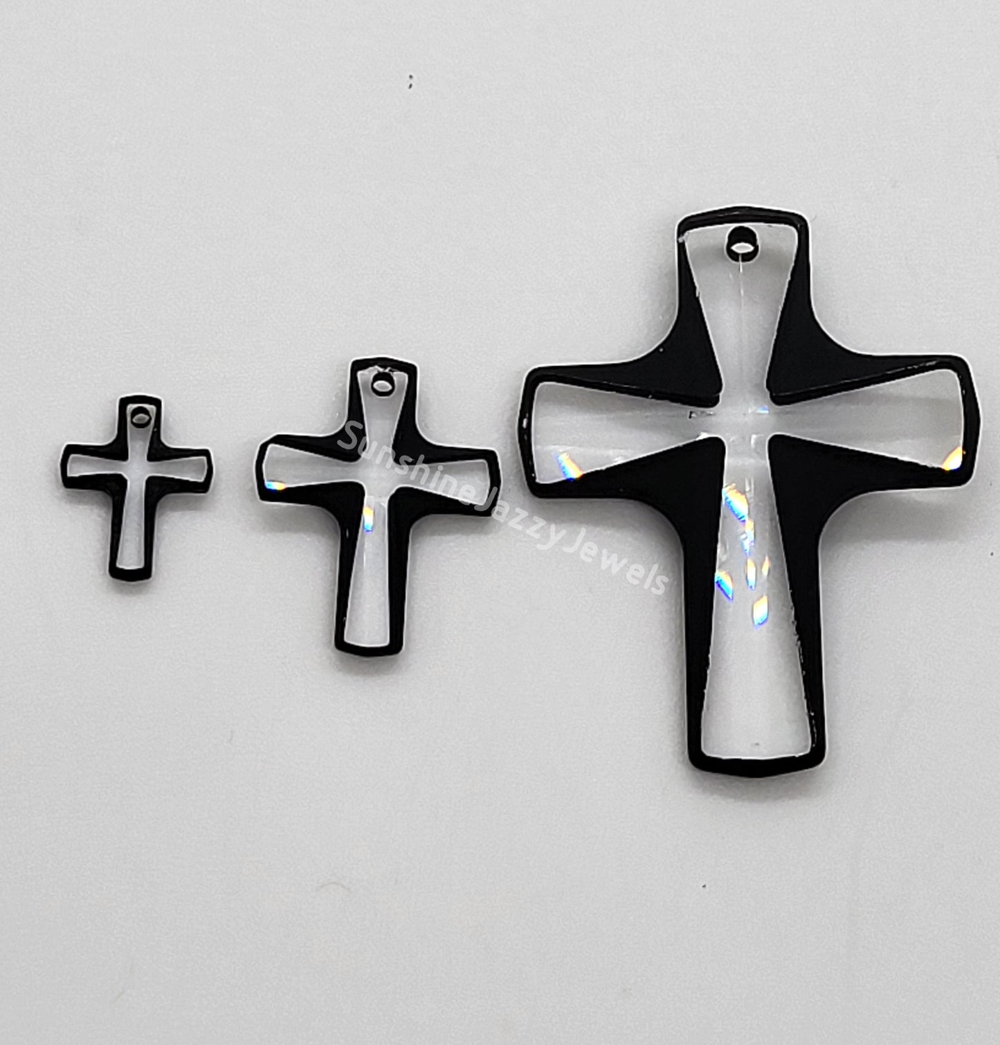 #6860 - Swarovski Crystal Cross Pendant