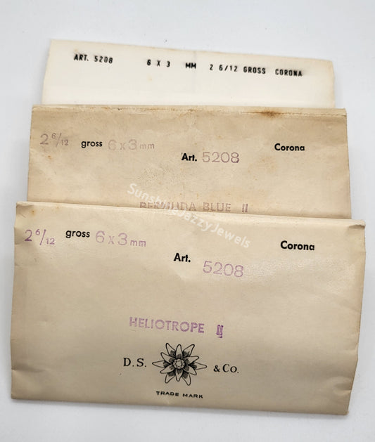 #5208 - Factory Pack Swarovski Crystal Small Oval Beads; Multiple Colors