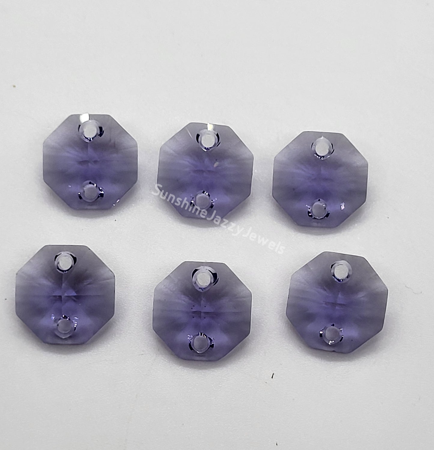 #6404 - Swarovski Crystal 2 Hole 14mm Octagon Links