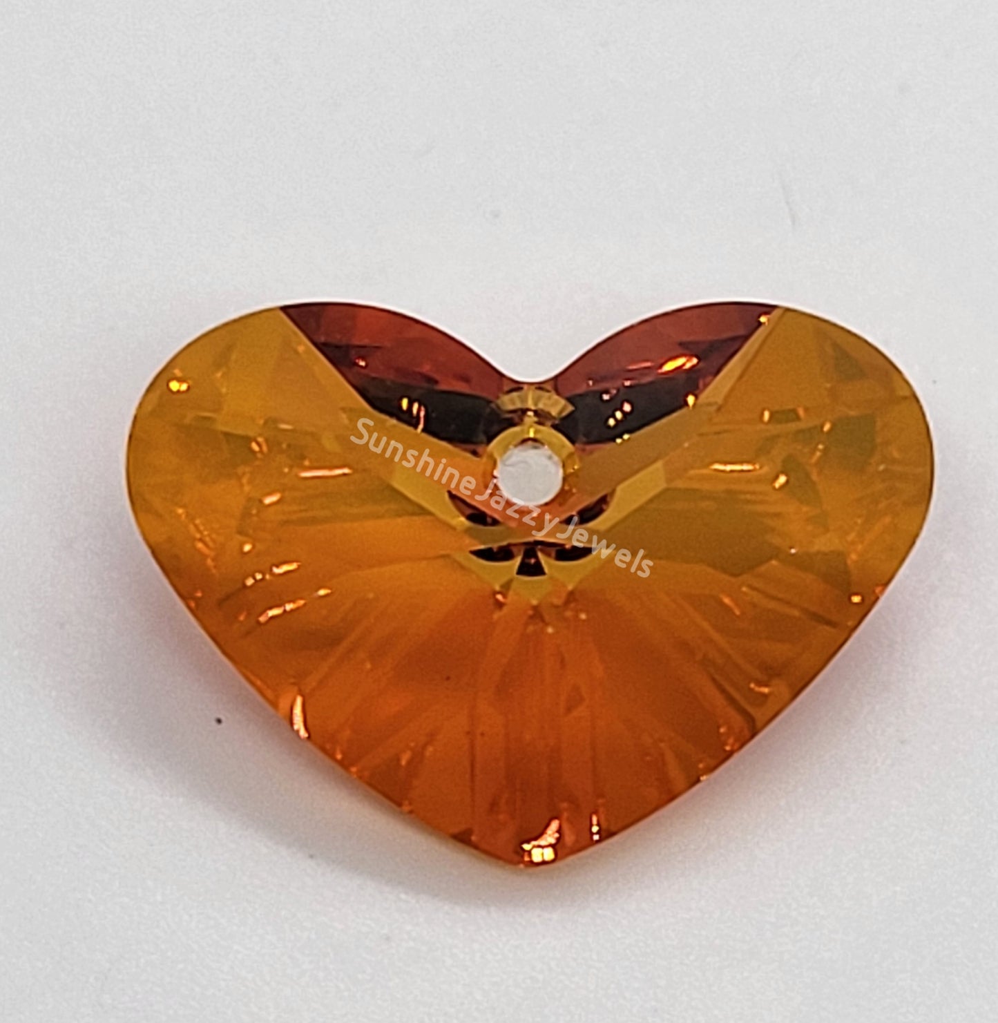 #6260 - Swarovski Crystal Crazy 4 U Heart Pendant