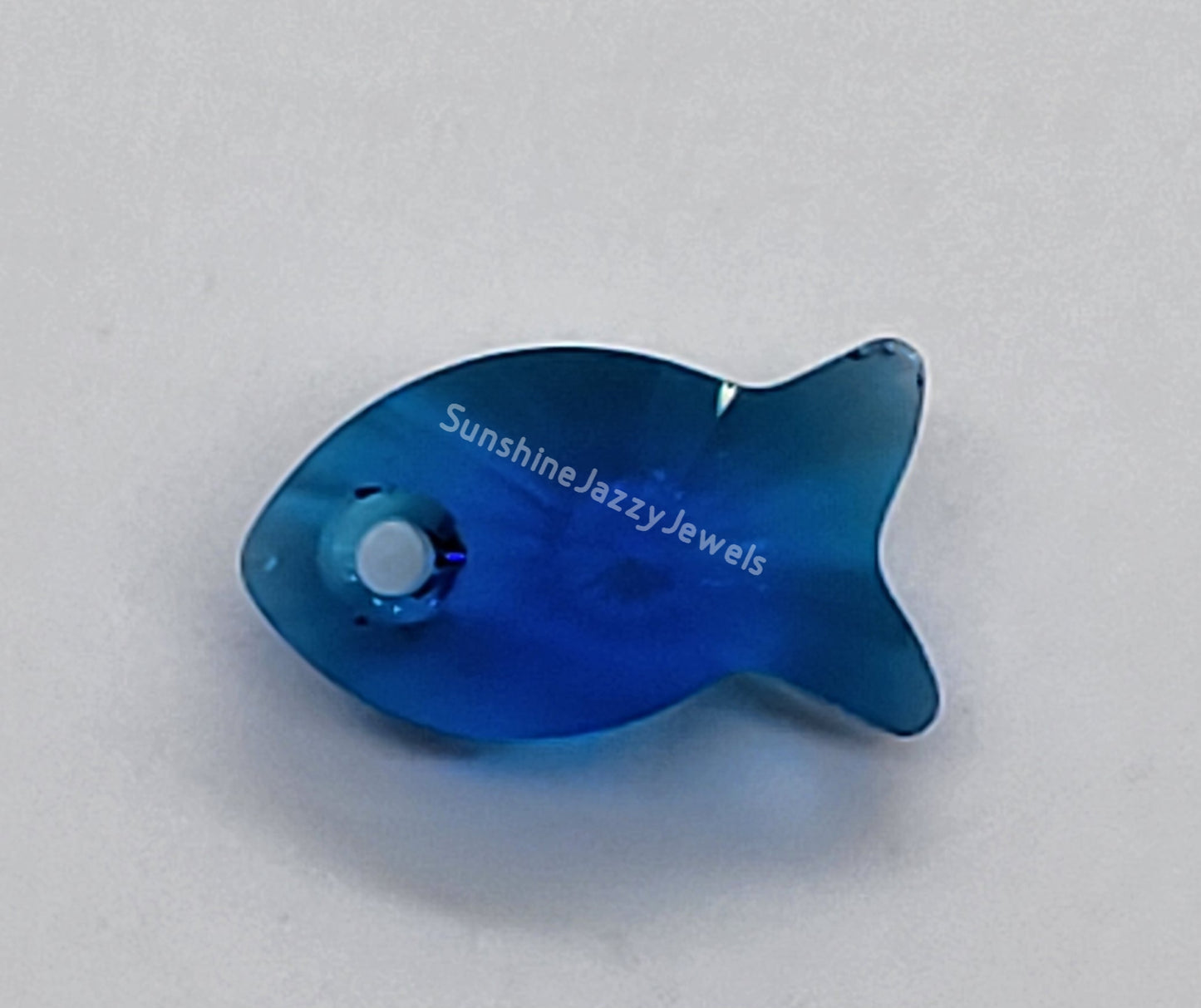 #6727 - Swarovski Crystal 18mm Fish Pendant