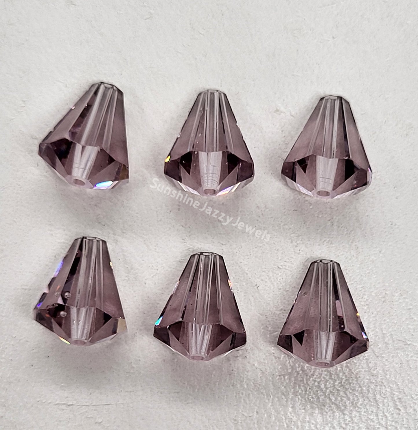 #5400 - Swarovski Crystal Cone Beads; Multiple Colors and Sizes