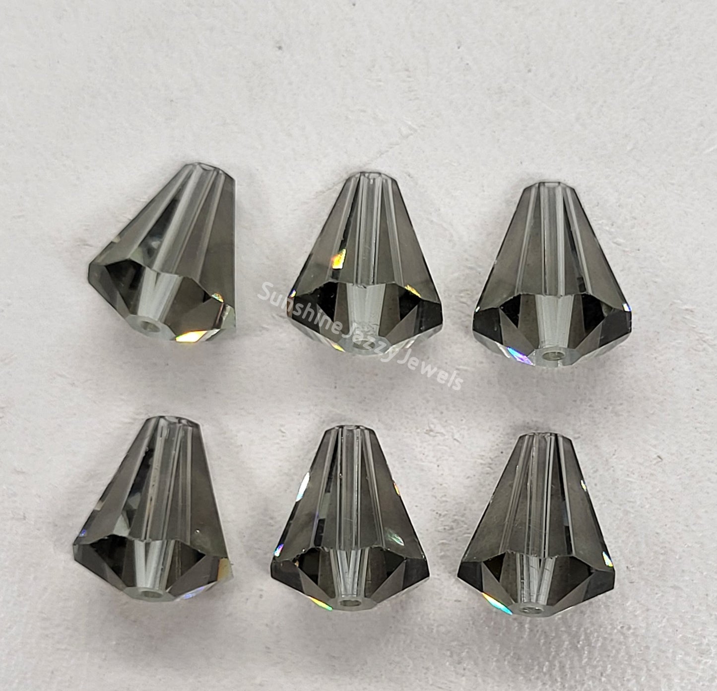 #5400 - Swarovski Crystal Cone Beads; Multiple Colors and Sizes