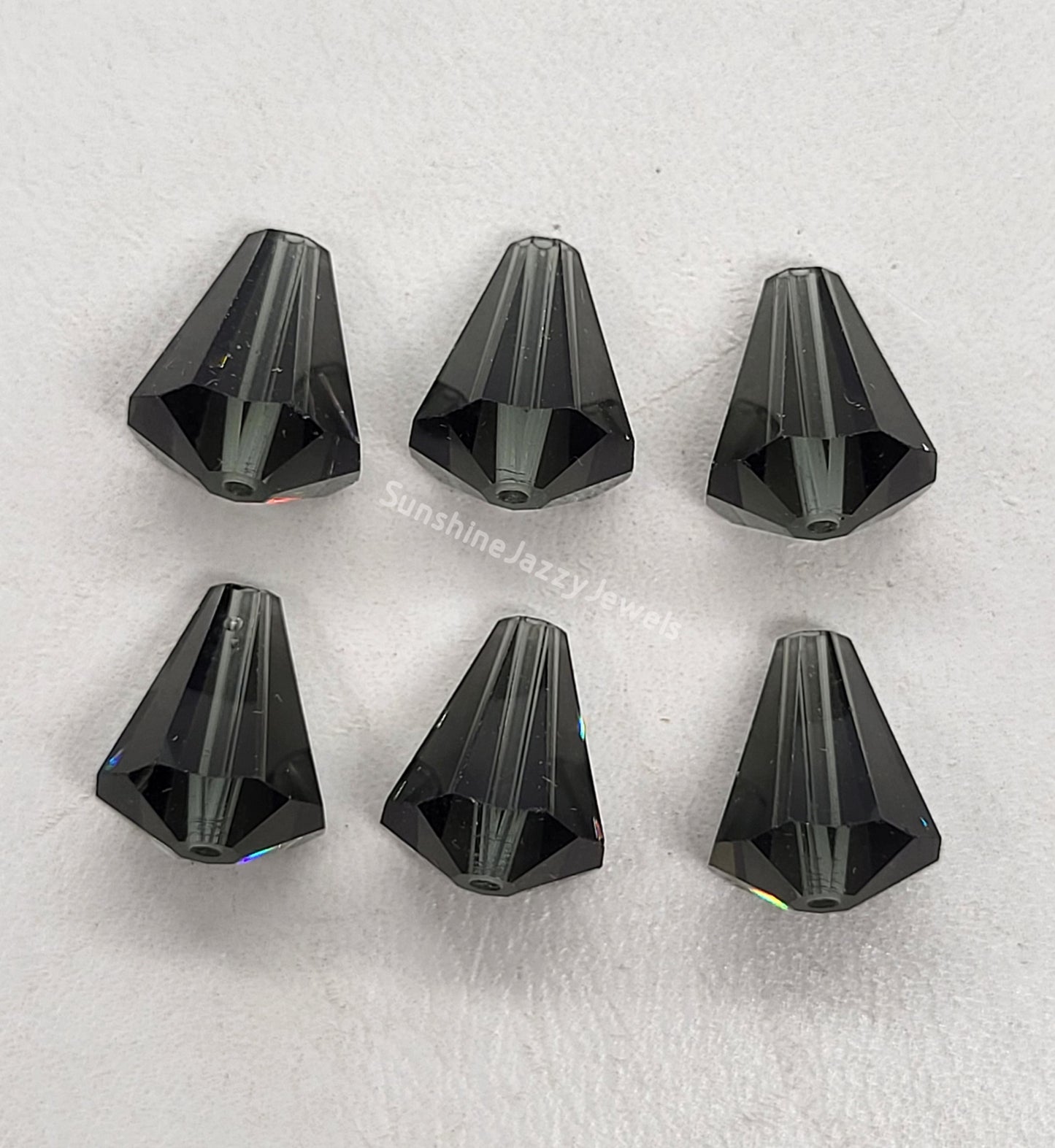#5400 - Swarovski Crystal Cone Beads; Multiple Colors and Sizes