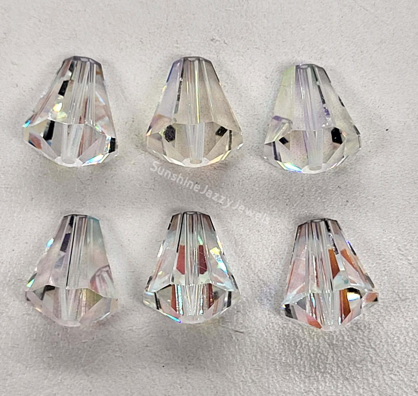#5400 - Swarovski Crystal Cone Beads; Multiple Colors and Sizes