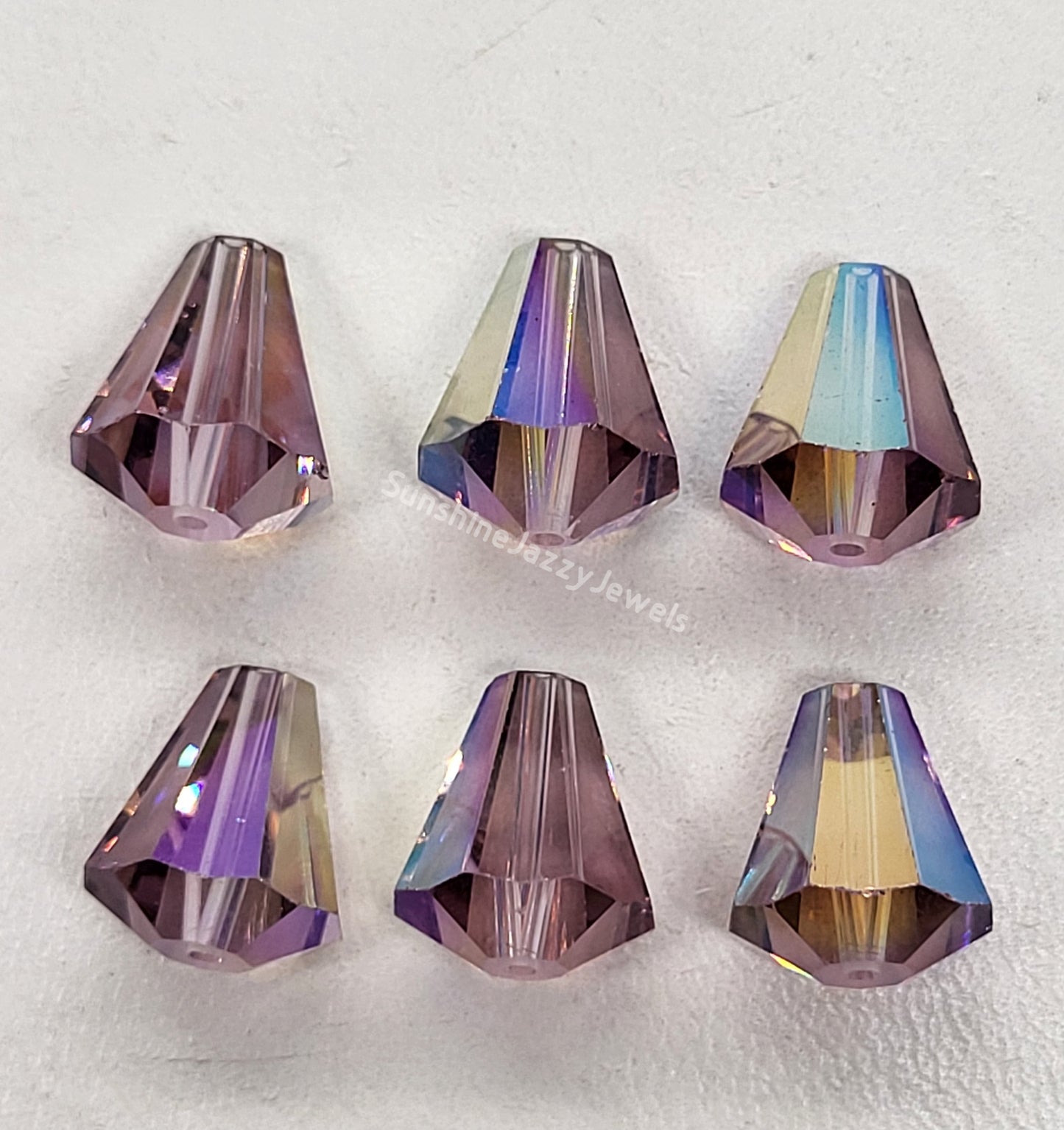 #5400 - Swarovski Crystal Cone Beads; Multiple Colors and Sizes