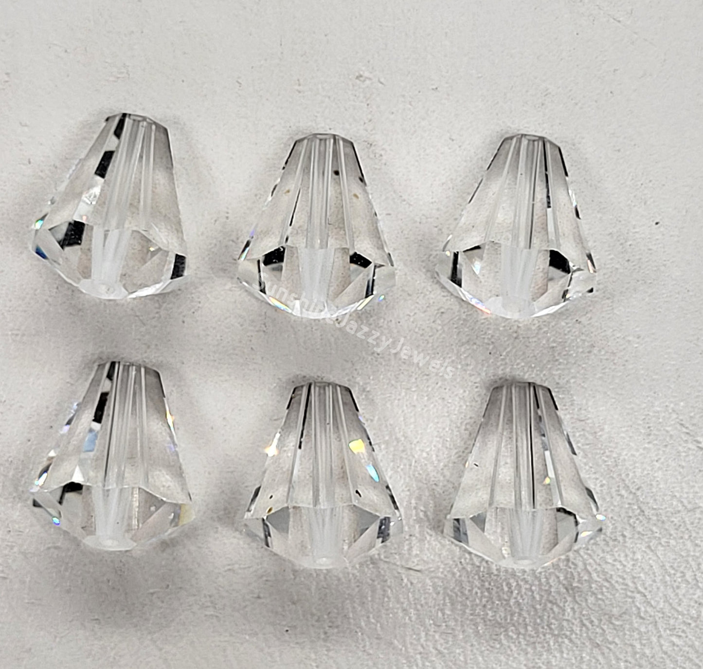 #5400 - Swarovski Crystal Cone Beads; Multiple Colors and Sizes