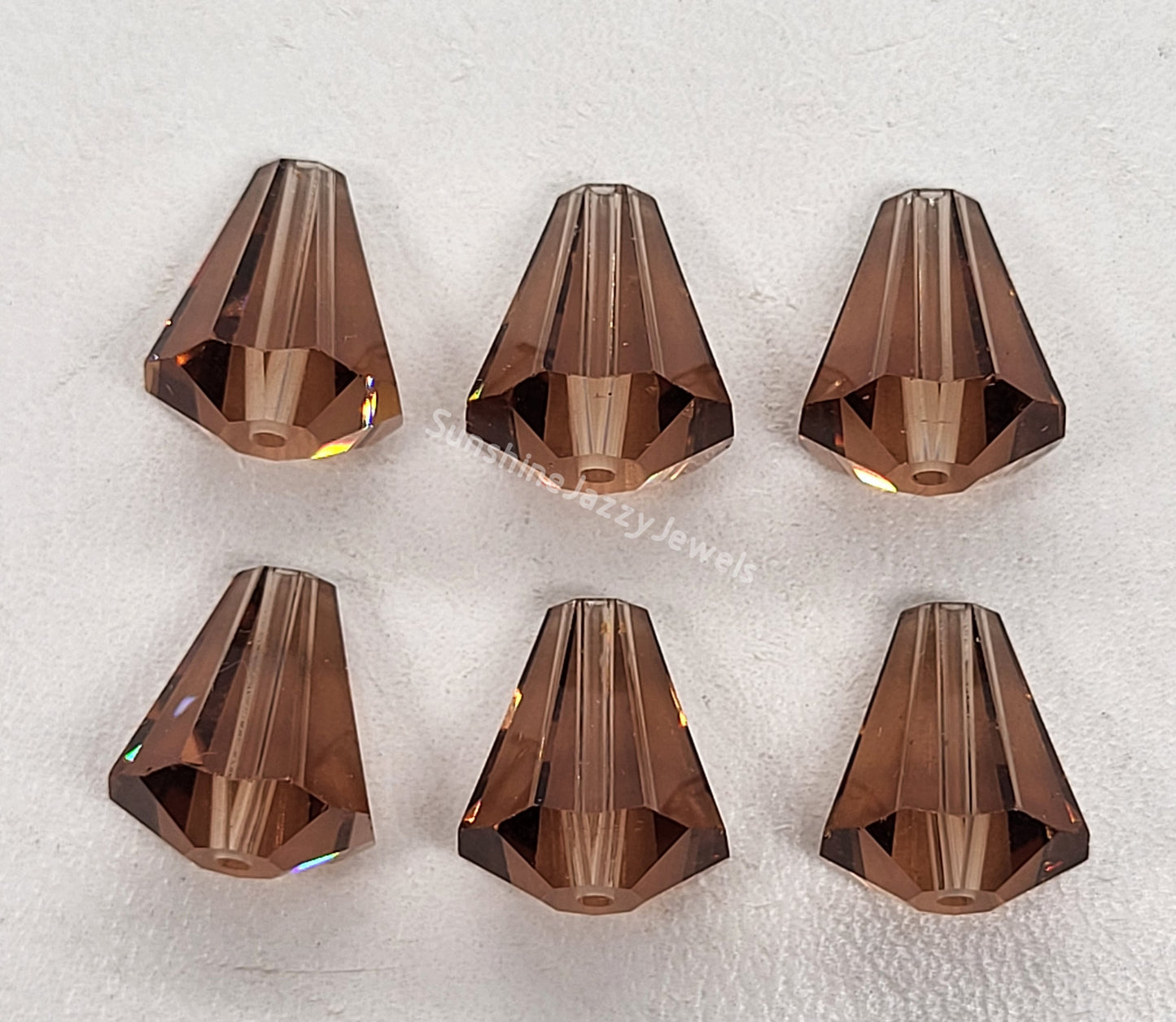 #5400 - Swarovski Crystal Cone Beads; Multiple Colors and Sizes