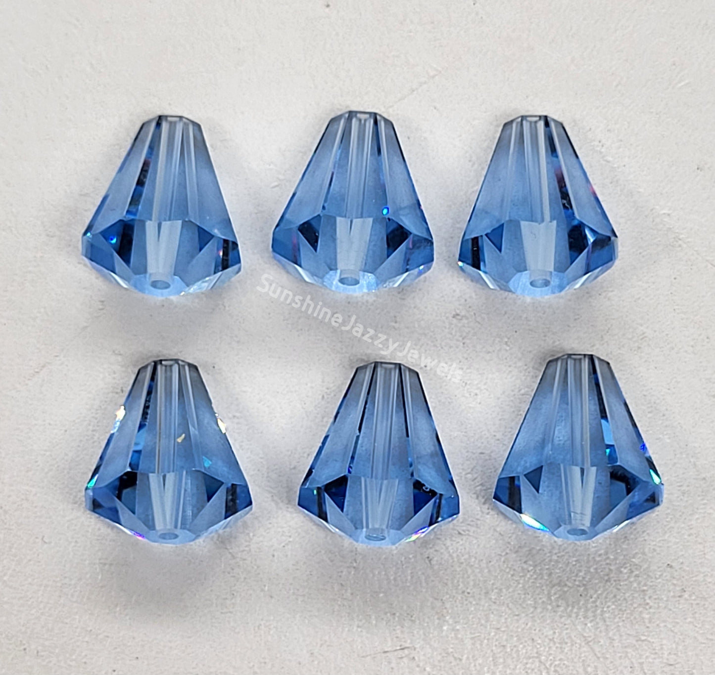 #5400 - Swarovski Crystal Cone Beads; Multiple Colors and Sizes
