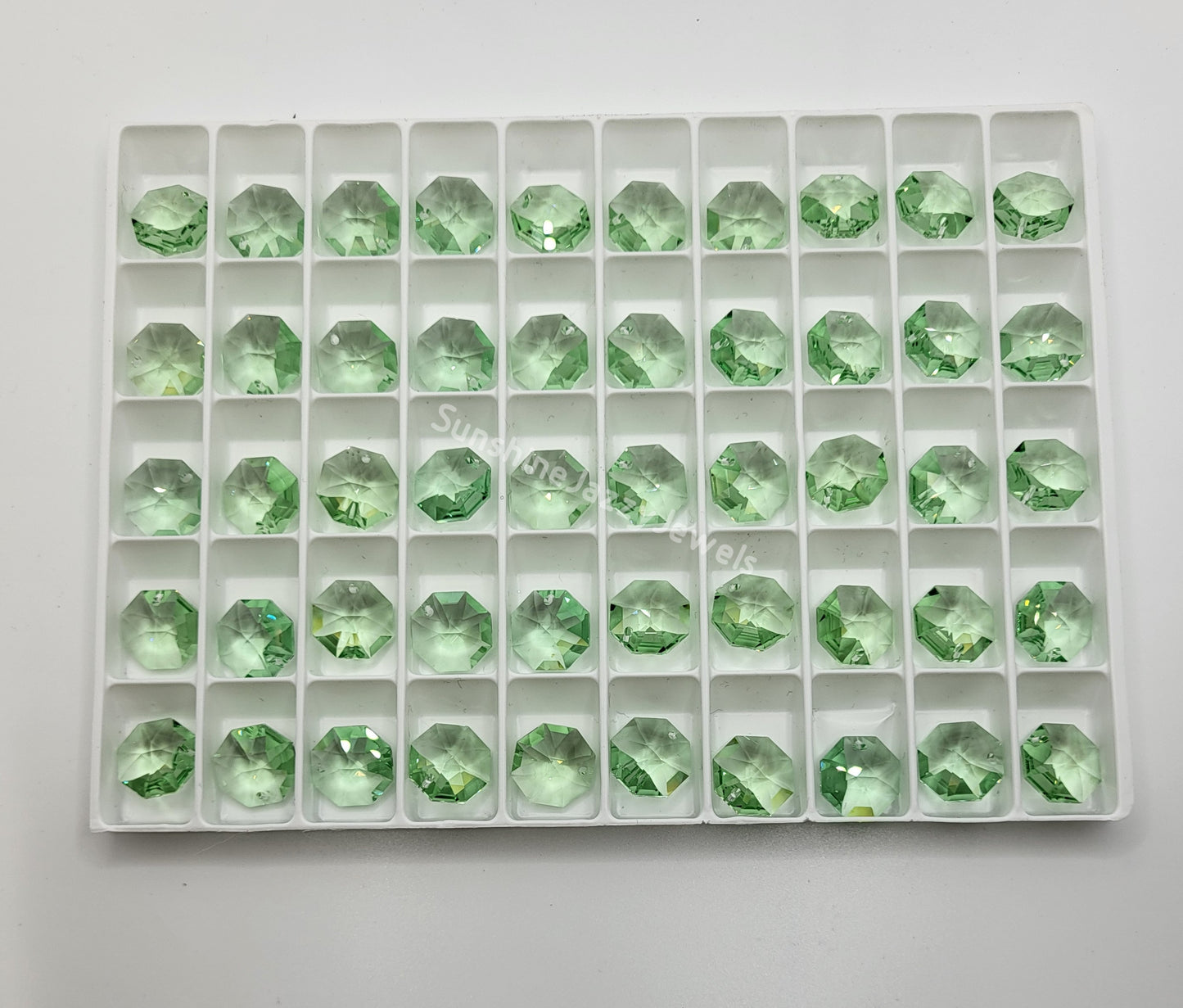 #8115 - Swarovski Crystal Trays of One Hole Pendant Octagons