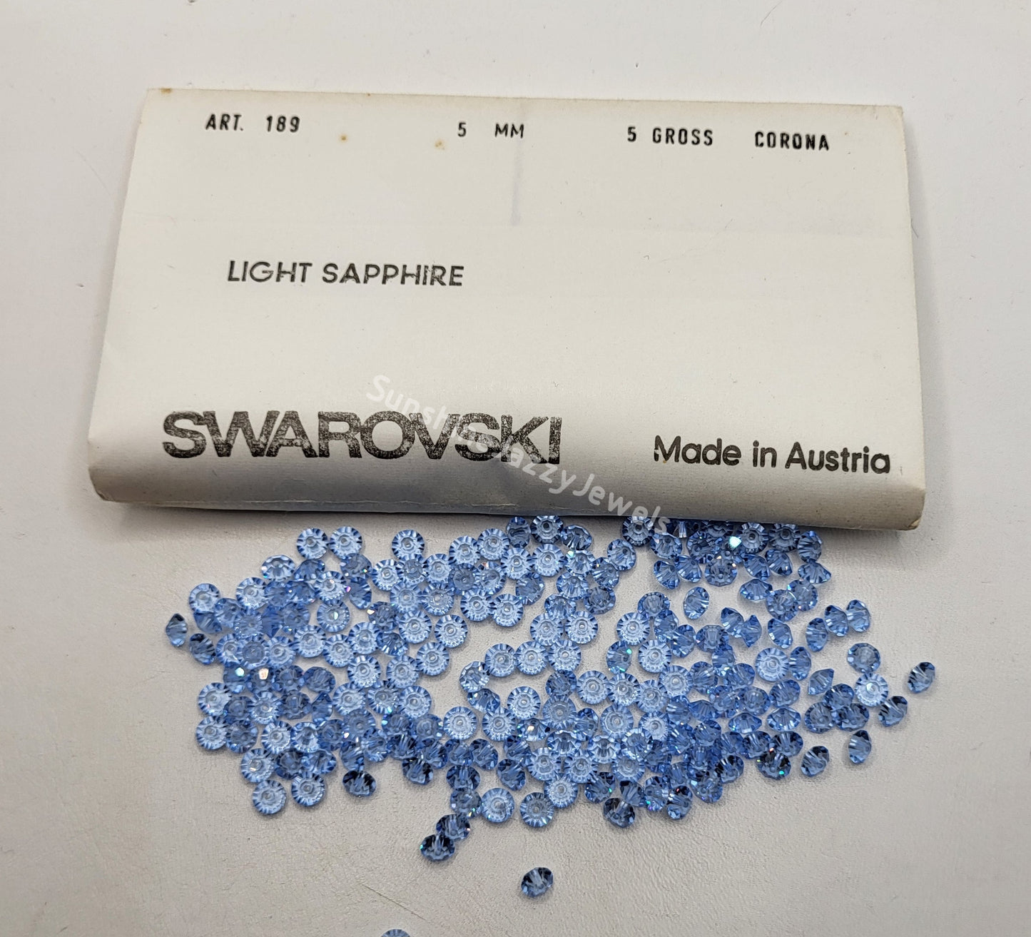 #5305 - Factory Pack Swarovski Crystal 5mm Spacer Beads