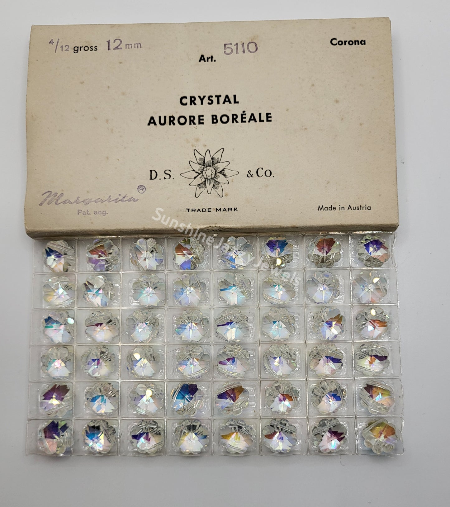 #5110 - Factory Pack Swarovski Crystal Daisy 5110 Beads