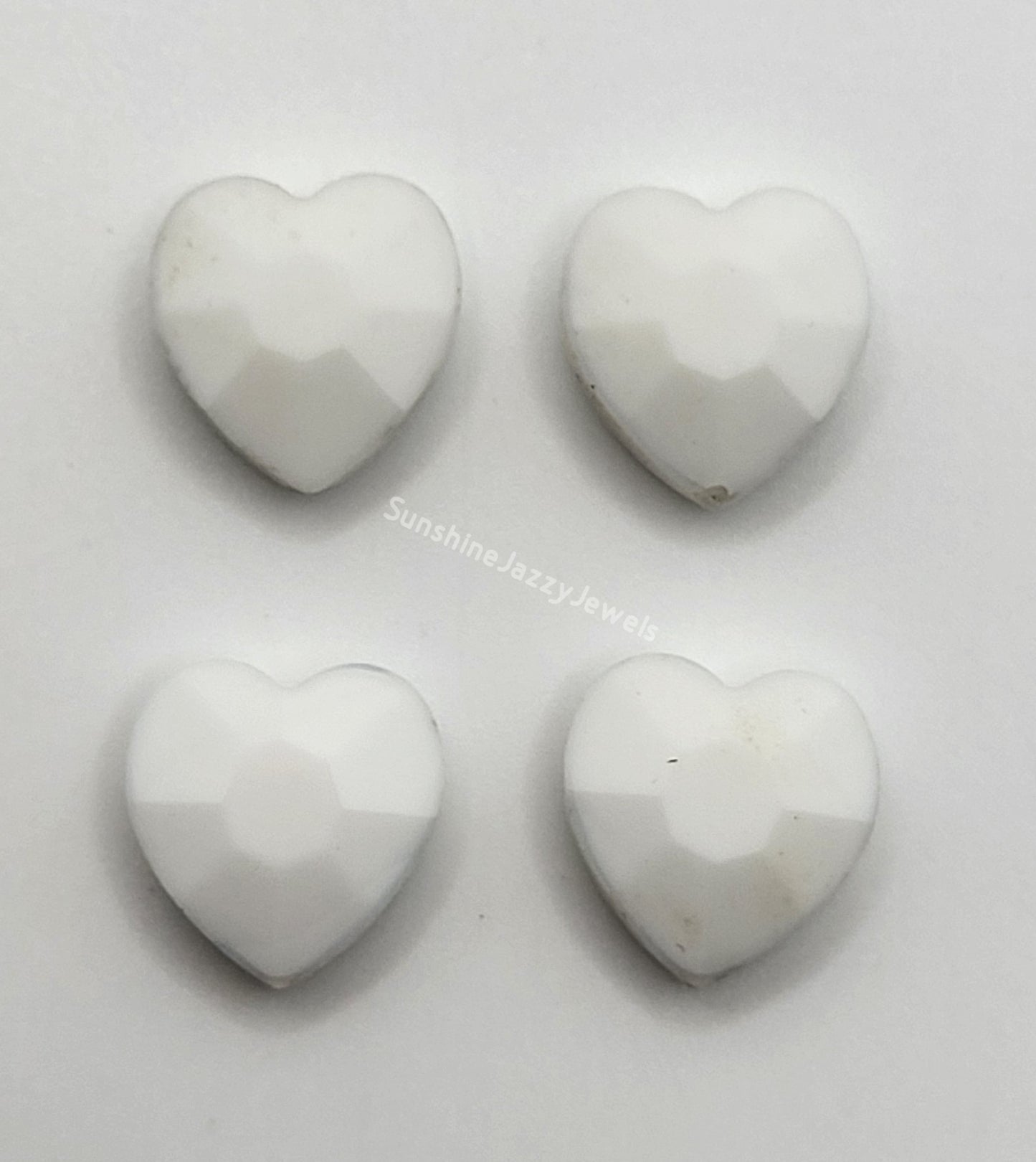 #5131 - Swarovski Crystal Heart Beads; Vertical Drilled