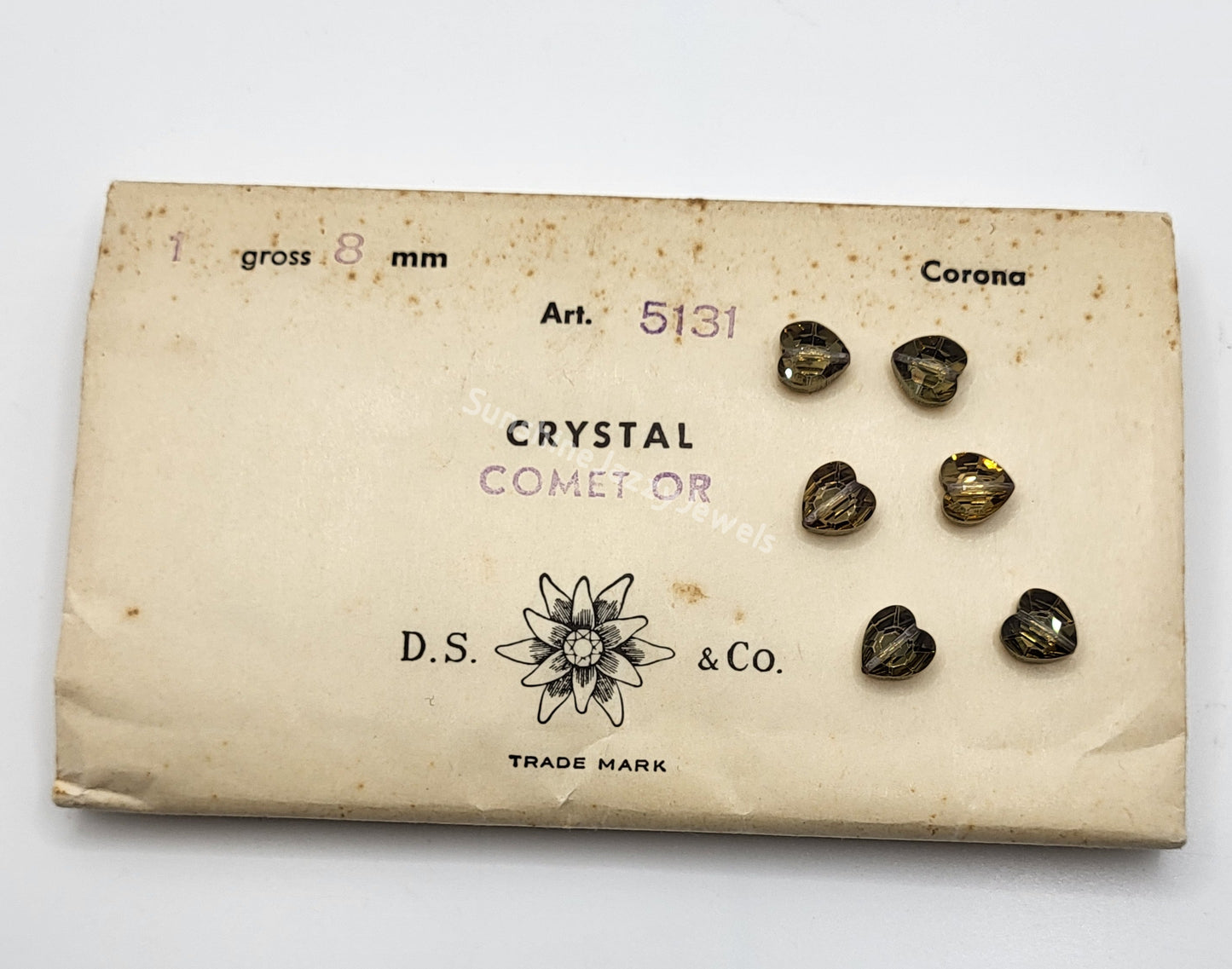 #5131 - Factory Pack Swarovski Crystal 8mm Heart Beads