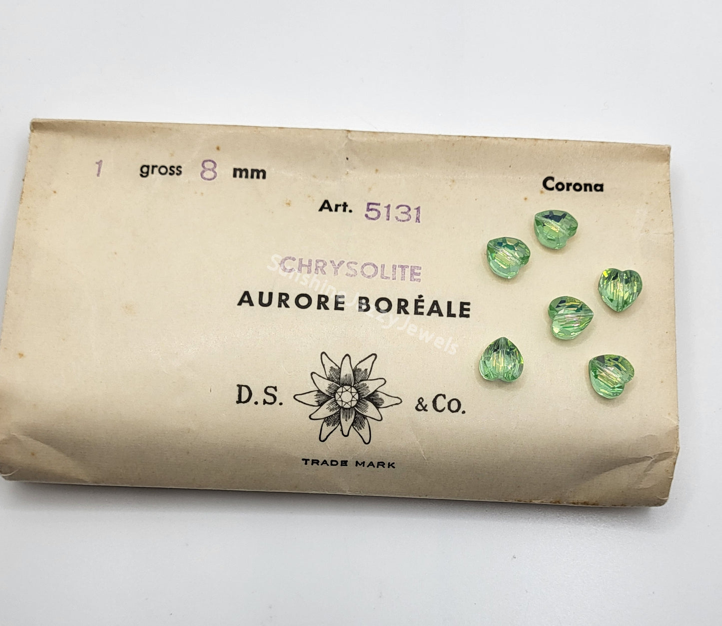 #5131 - Factory Pack Swarovski Crystal 8mm Heart Beads