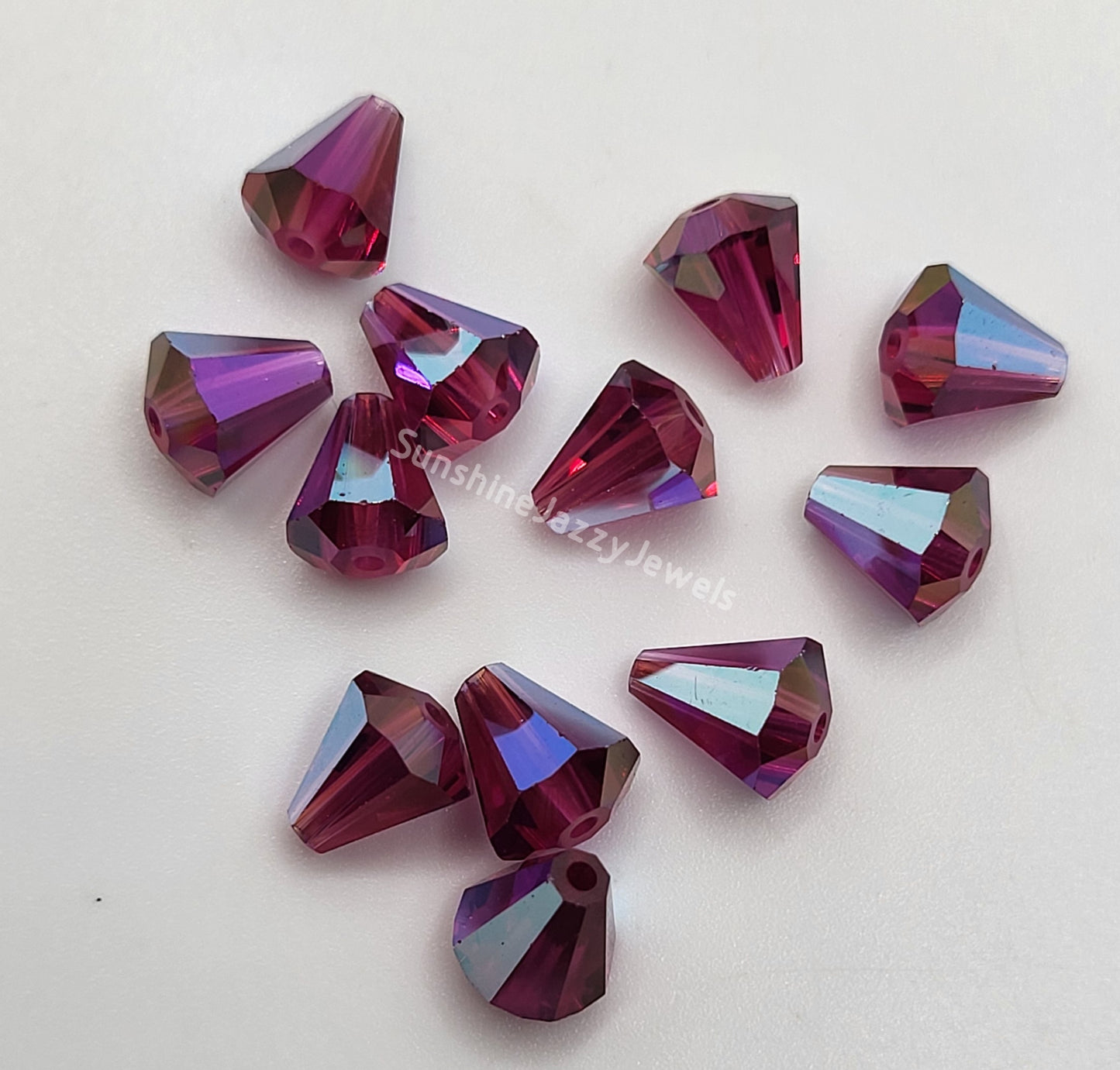 #5400 - Swarovski Crystal Cone Beads; Multiple Colors and Sizes