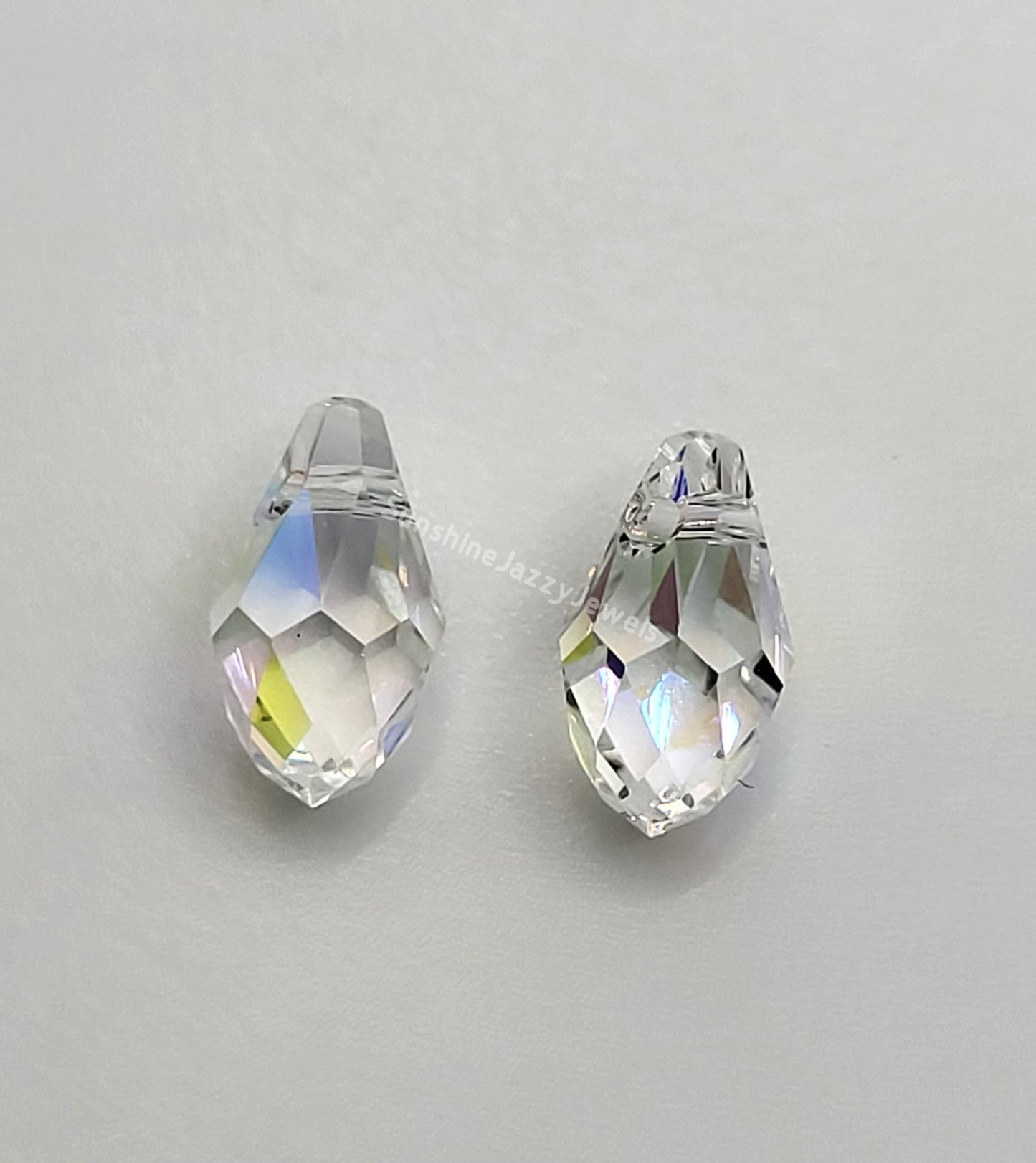 #6007 - Swarovski Crystal Small Briolette Pendants
