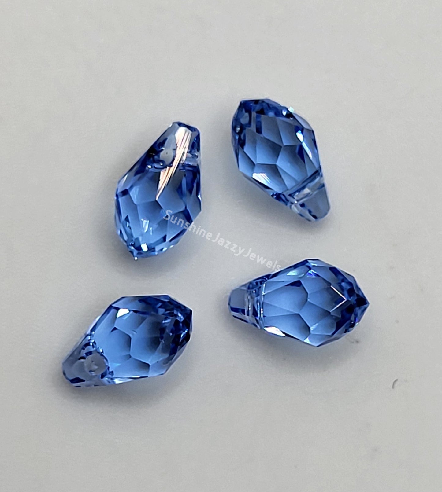#6007 - Swarovski Crystal Small Briolette Pendants