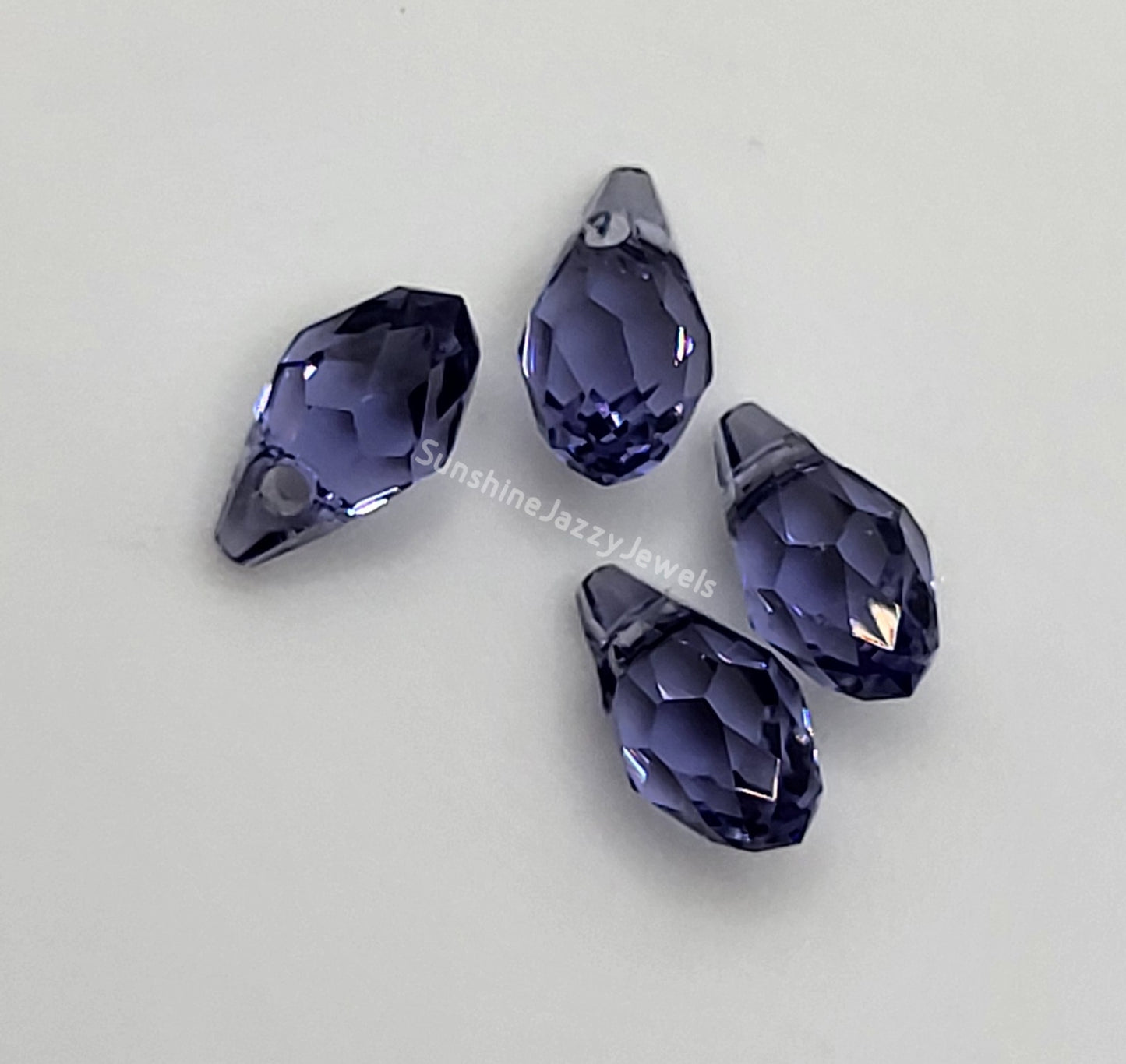 #6007 - Swarovski Crystal Small Briolette Pendants