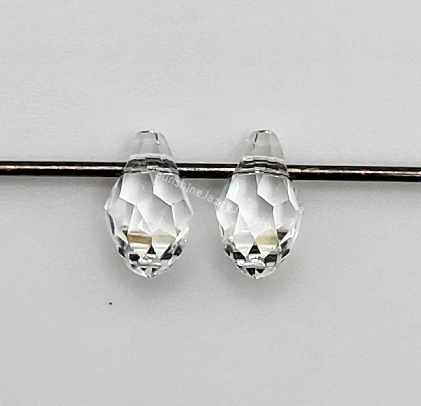 #6007 - Swarovski Crystal Small Briolette Pendants