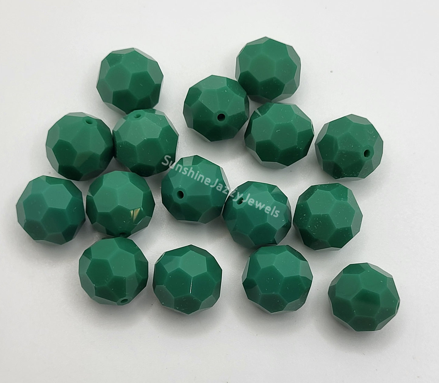 #5000 - Swarovski Crystal 12mm Faceted Round Beads; 4pc