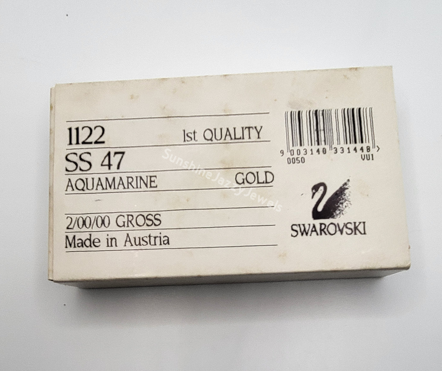 #1122 - Swarovski Crystal ss47 Rivoli Chaton Stone