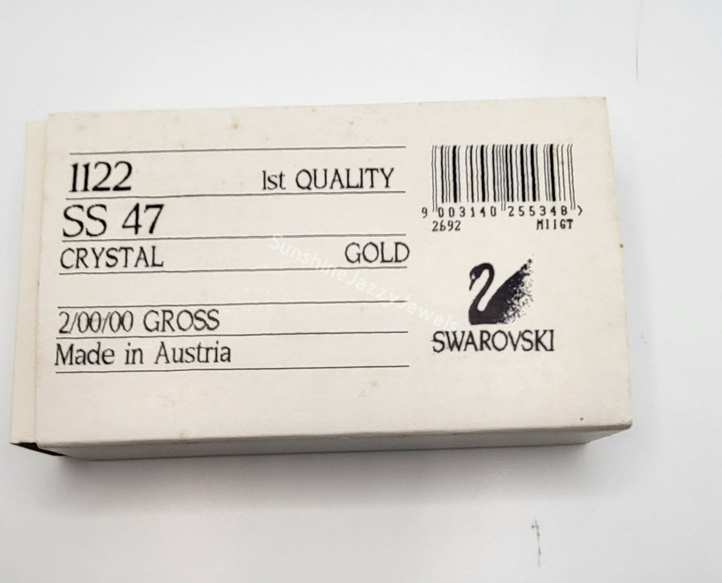 #1122 - Swarovski Crystal ss47 Rivoli Chaton Stone