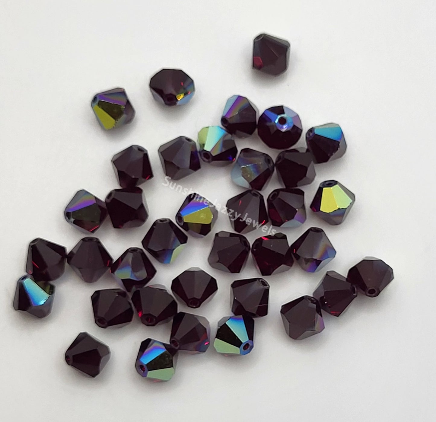#5328 - Swarovski Crystal 6mm Bicone w/ AB Finish; 12pc per pack