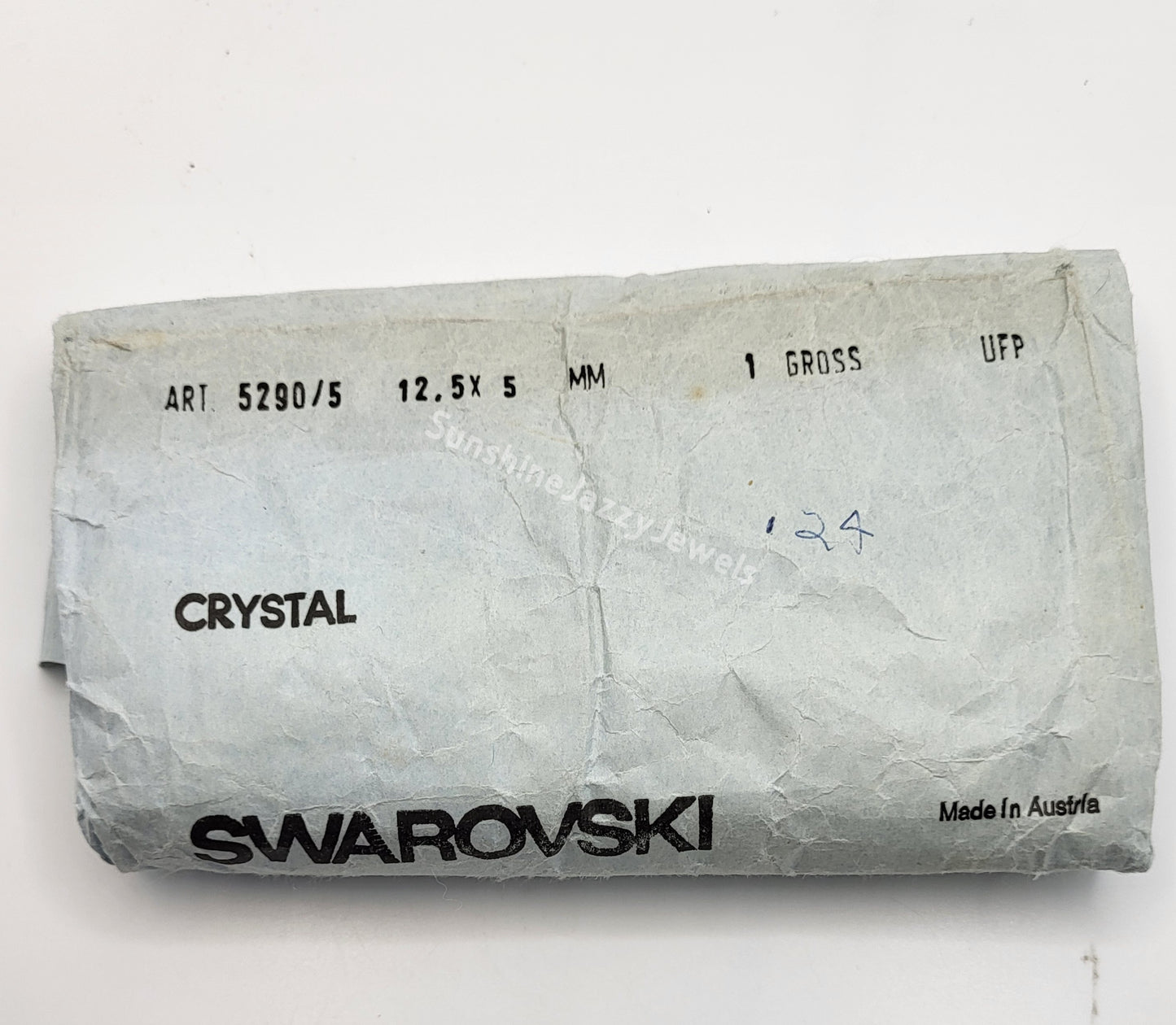 #5290/5 - Swarovski Crystal Smooth Matte Oval beads; 6pc per pack