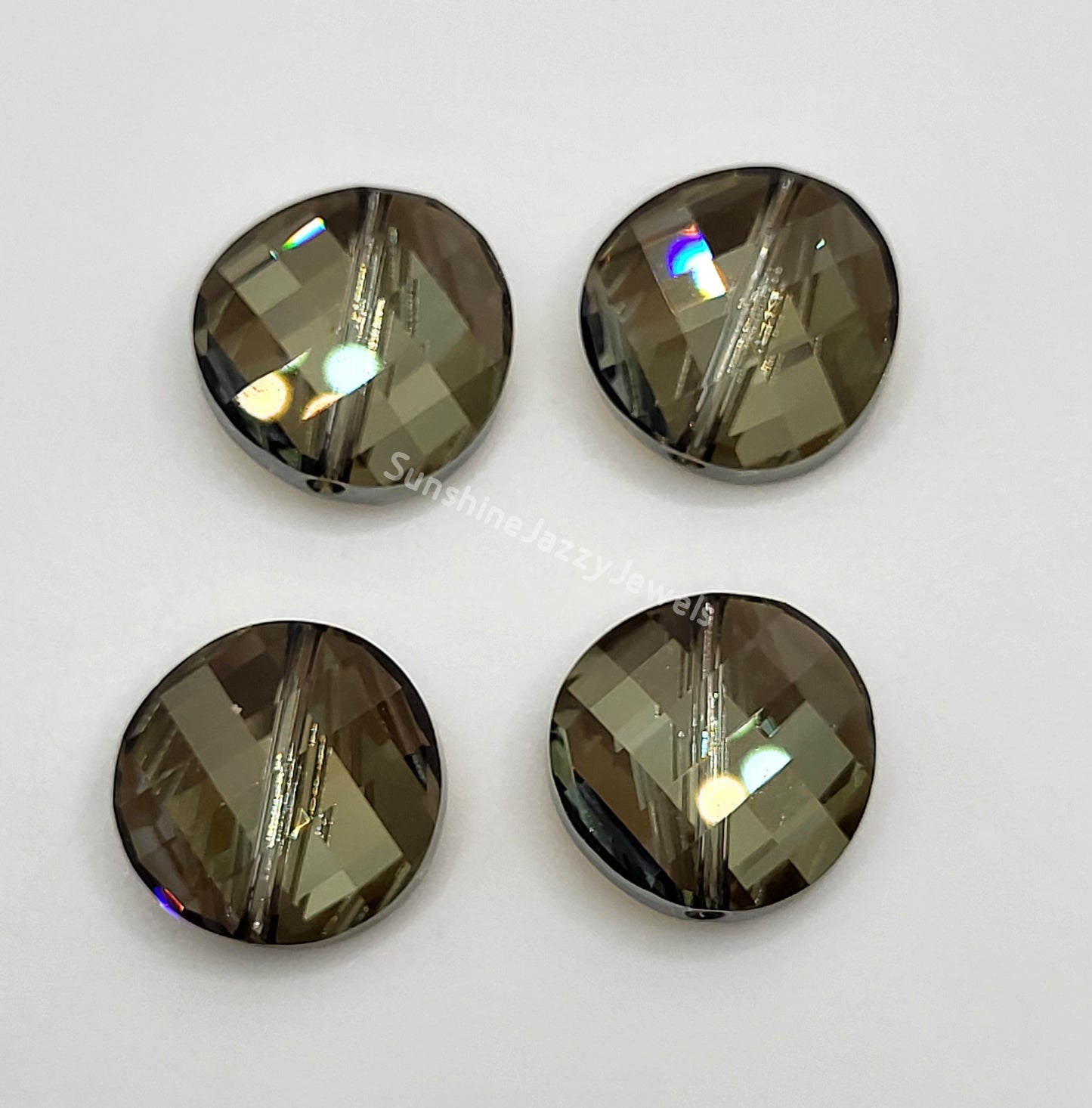 #5621 - Swarovski Crystal 14mm Twist Beads; 4pc per pack