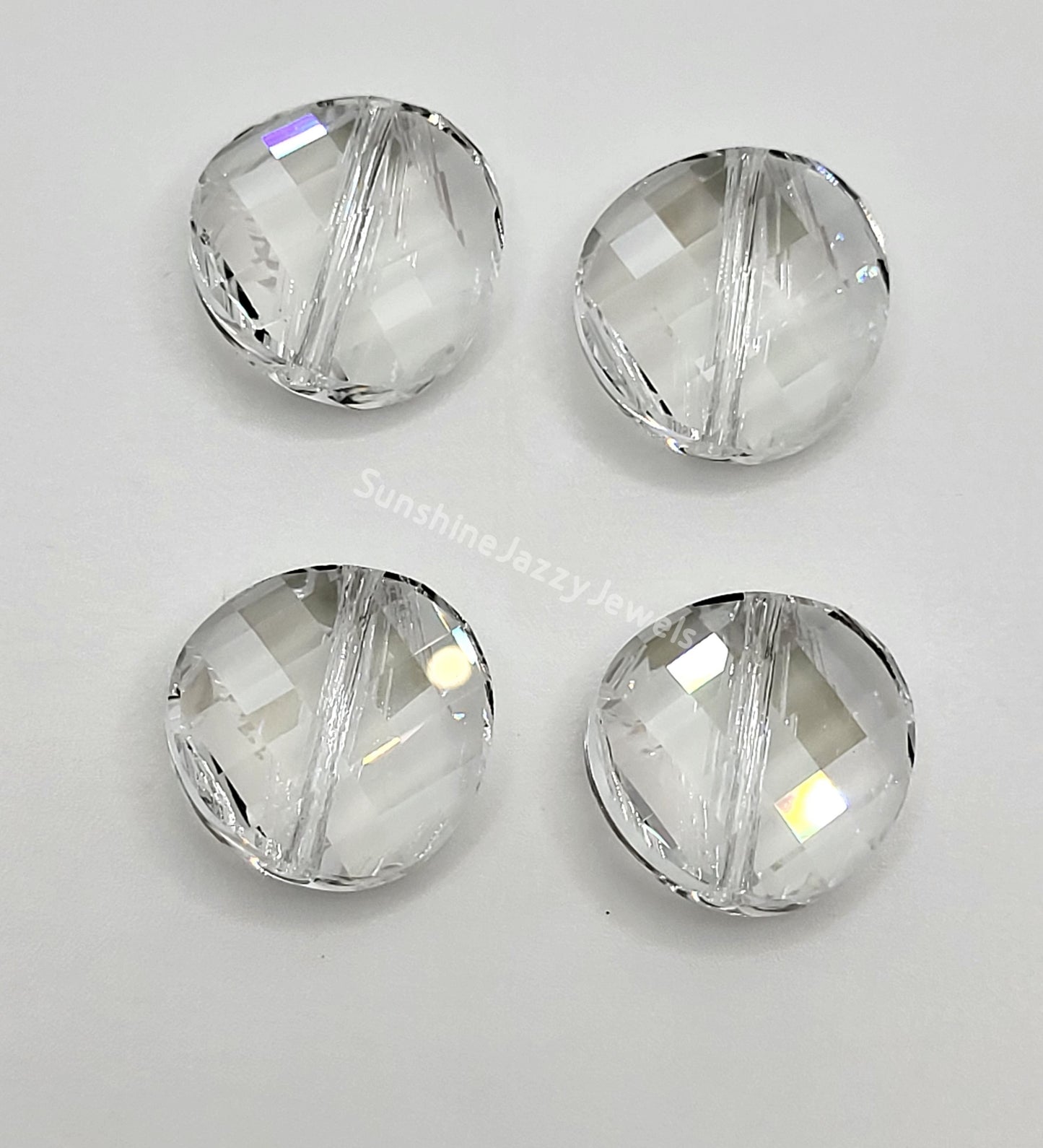 #5621 - Swarovski Crystal 14mm Twist Beads; 4pc per pack