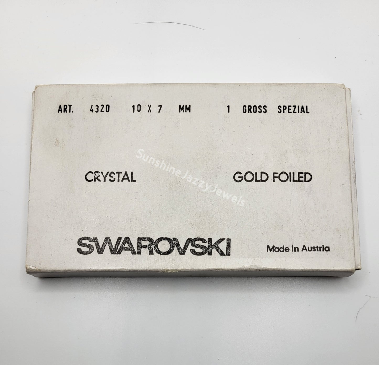 #4320 - Swarovski Crystal 10x7mm Pear Fancy Stone; 6pc per Pack
