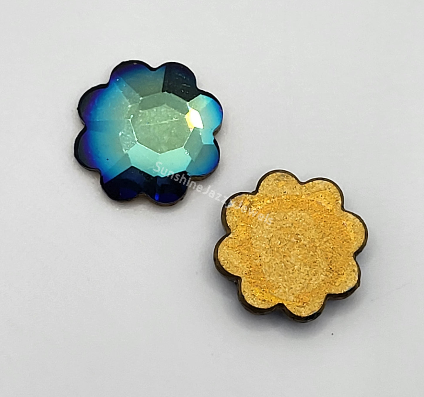 #2700 - Swarovski Crystal Margarita Flower Flatback Stone (No Hole)