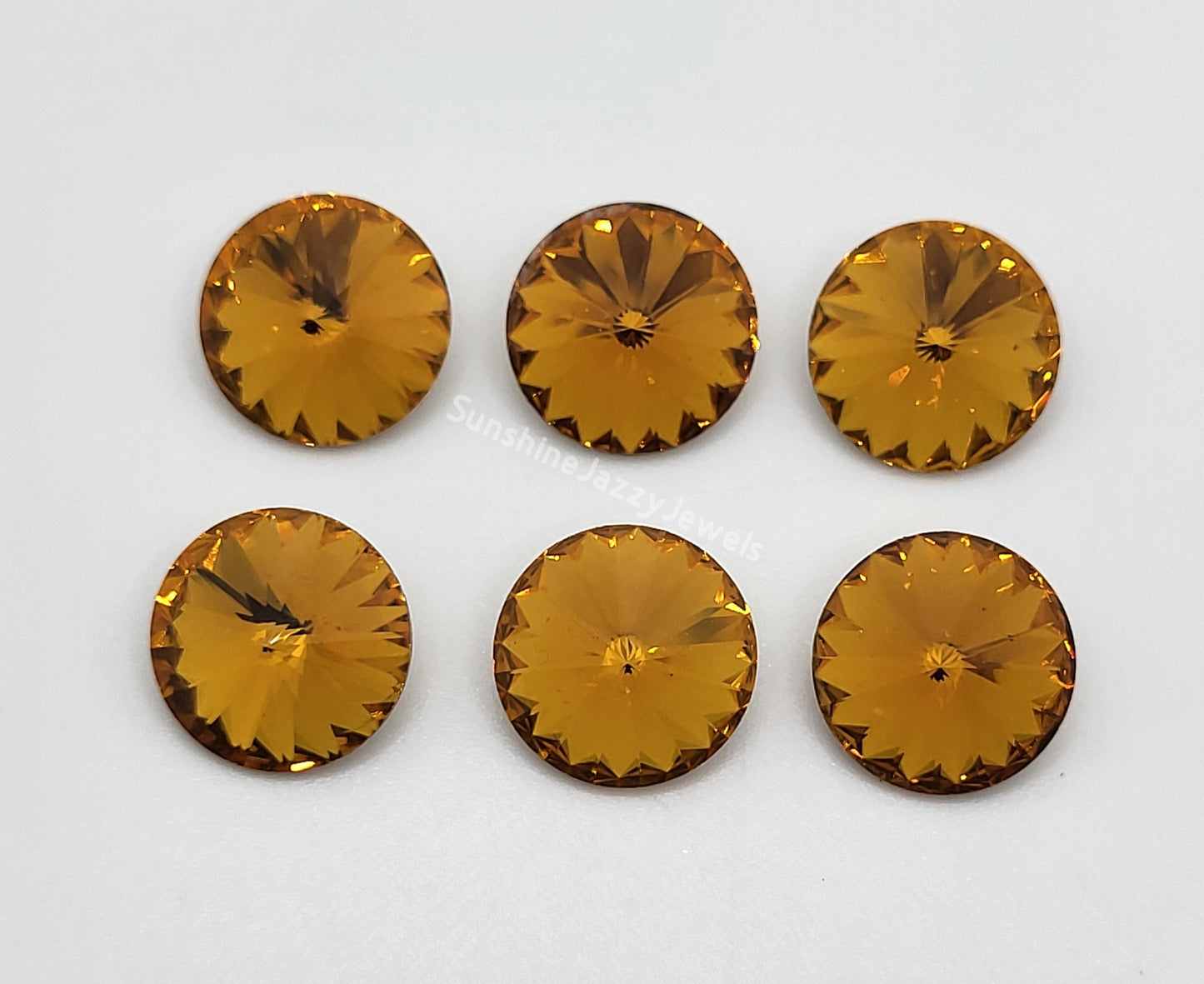 #1122 - Swarovski Crystal 12mm Chaton Rivoli Stone; Many Colors!