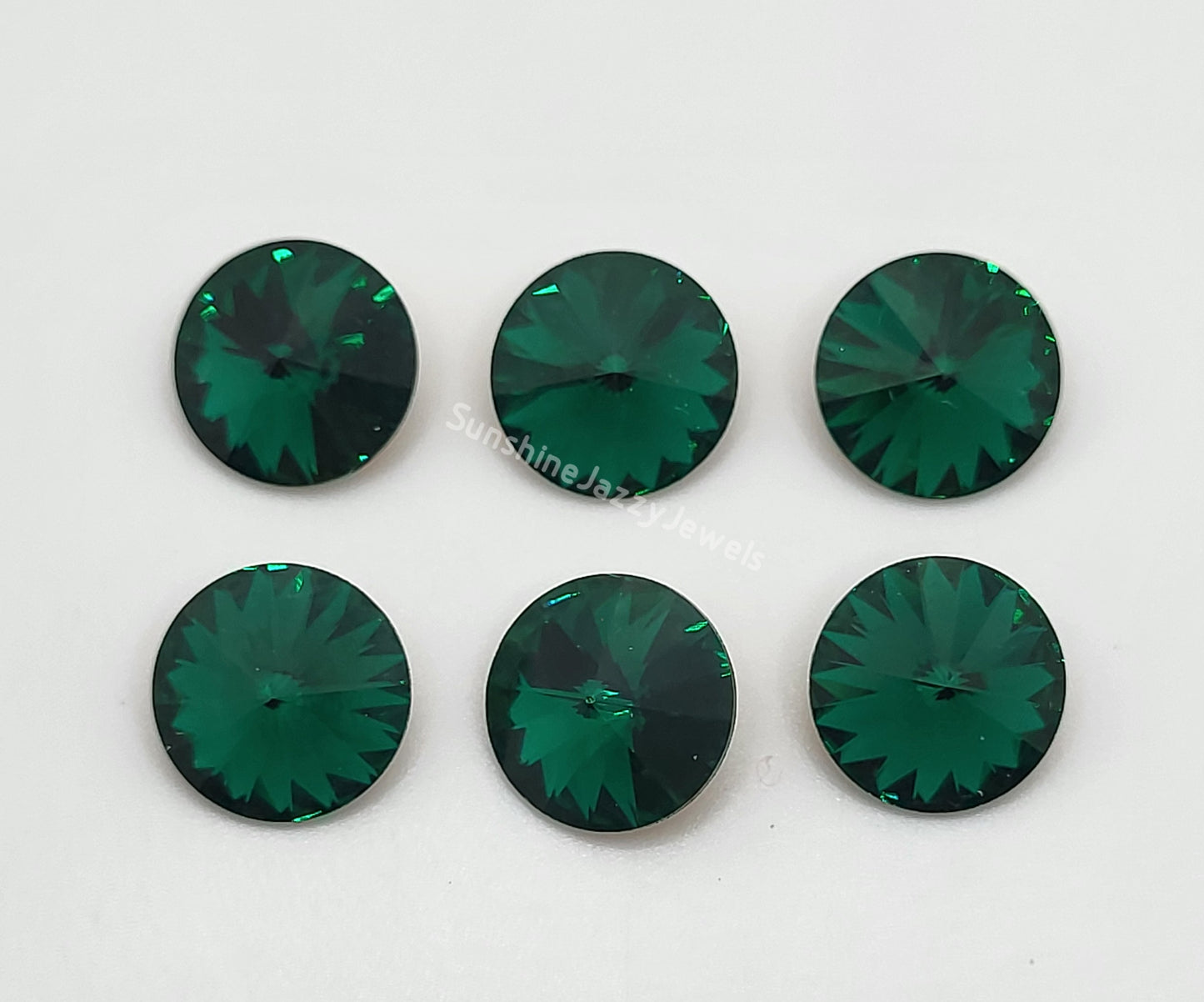 #1122 - Swarovski Crystal 12mm Chaton Rivoli Stone; Many Colors!