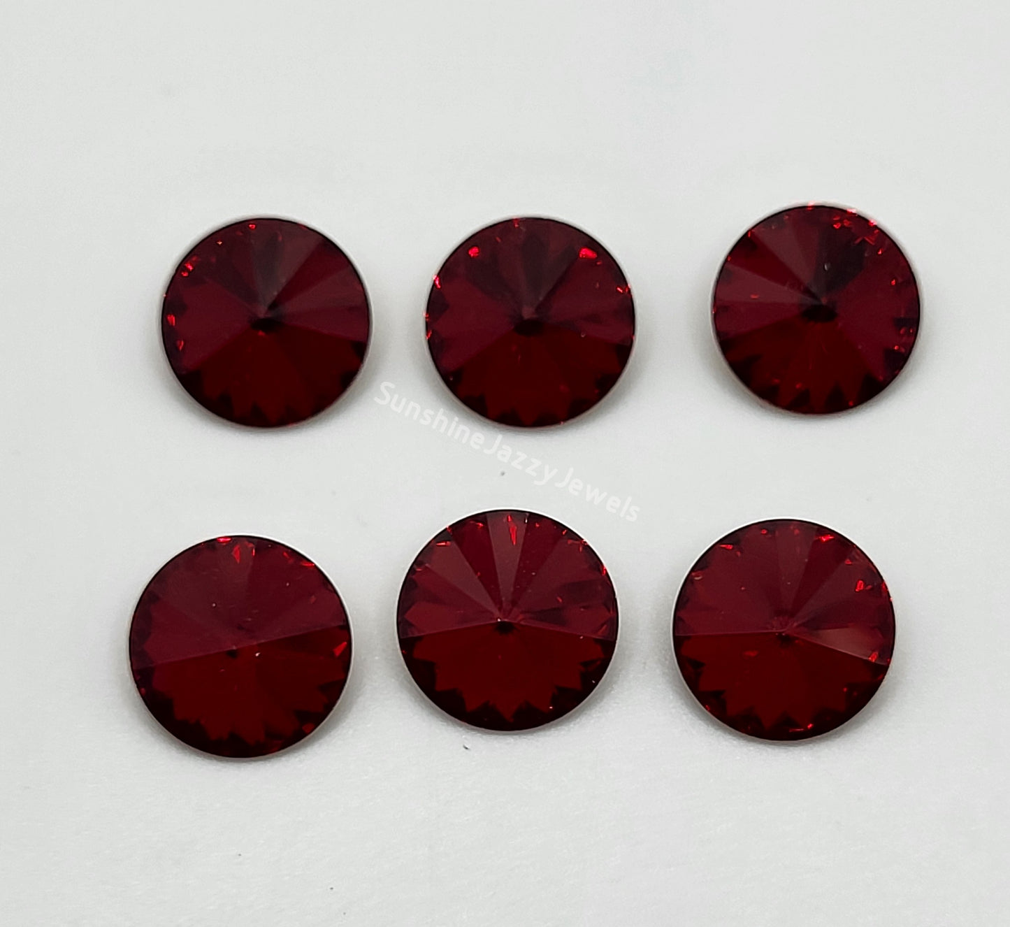 #1122 - Swarovski Crystal 12mm Chaton Rivoli Stone; Many Colors!