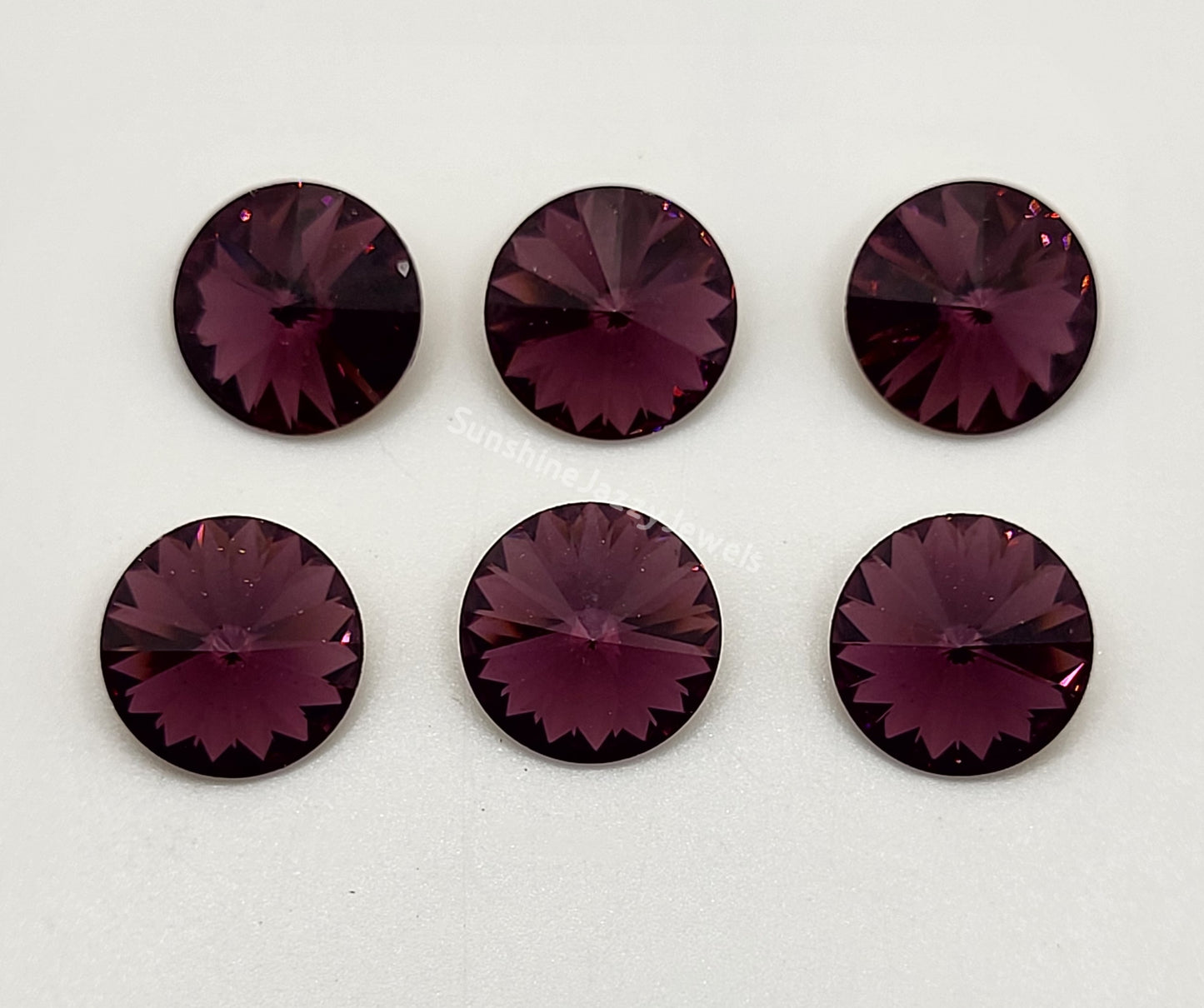 #1122 - Swarovski Crystal 12mm Chaton Rivoli Stone; Many Colors!