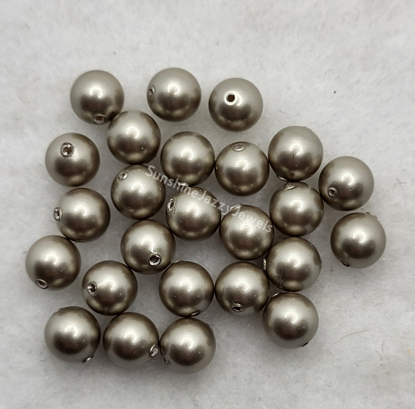 #5810 - Swarovski Crystal 8mm Round Pearl Beads; 10pc per pack