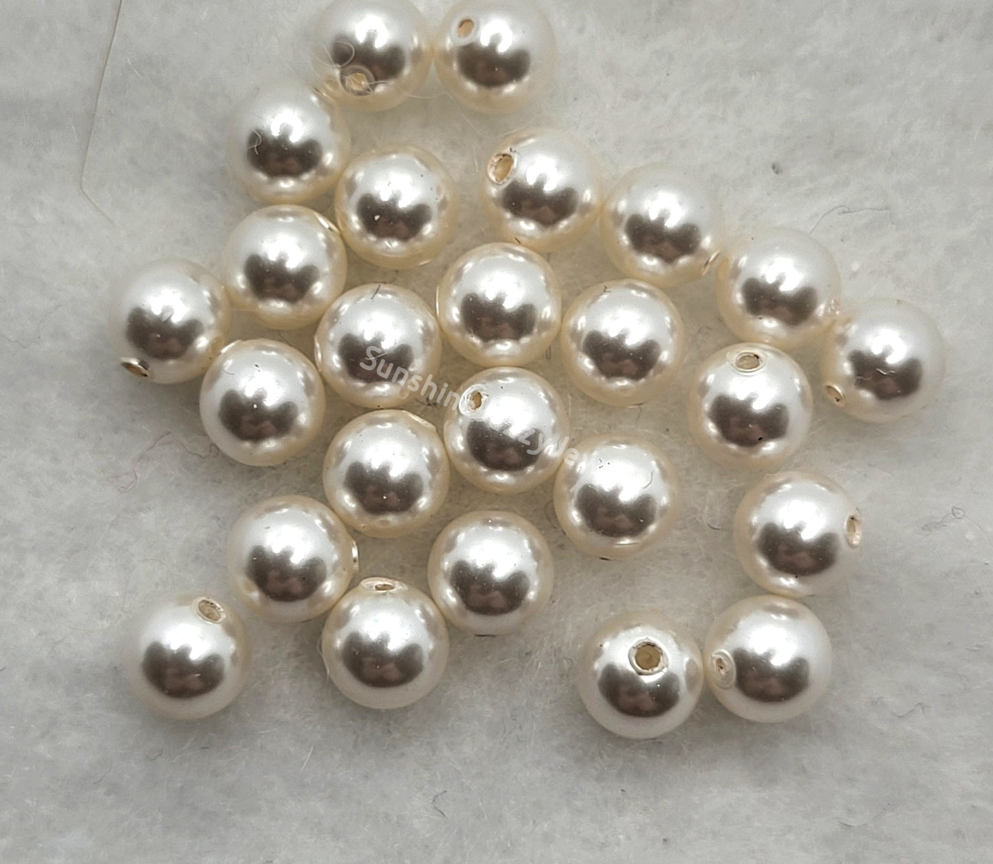 #5810 - Swarovski Crystal 8mm Round Pearl Beads; 10pc per pack