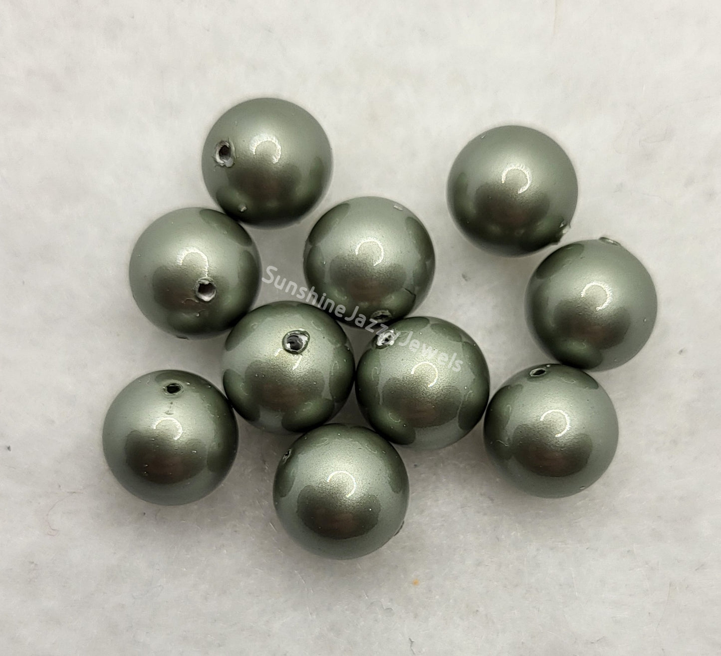 #5810 - Swarovski Crystal 8mm Round Pearl Beads; 10pc per pack