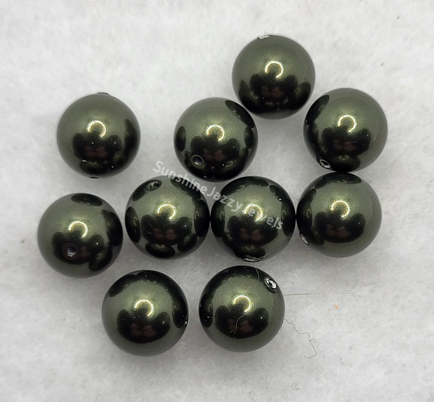 #5810 - Swarovski Crystal 8mm Round Pearl Beads; 10pc per pack
