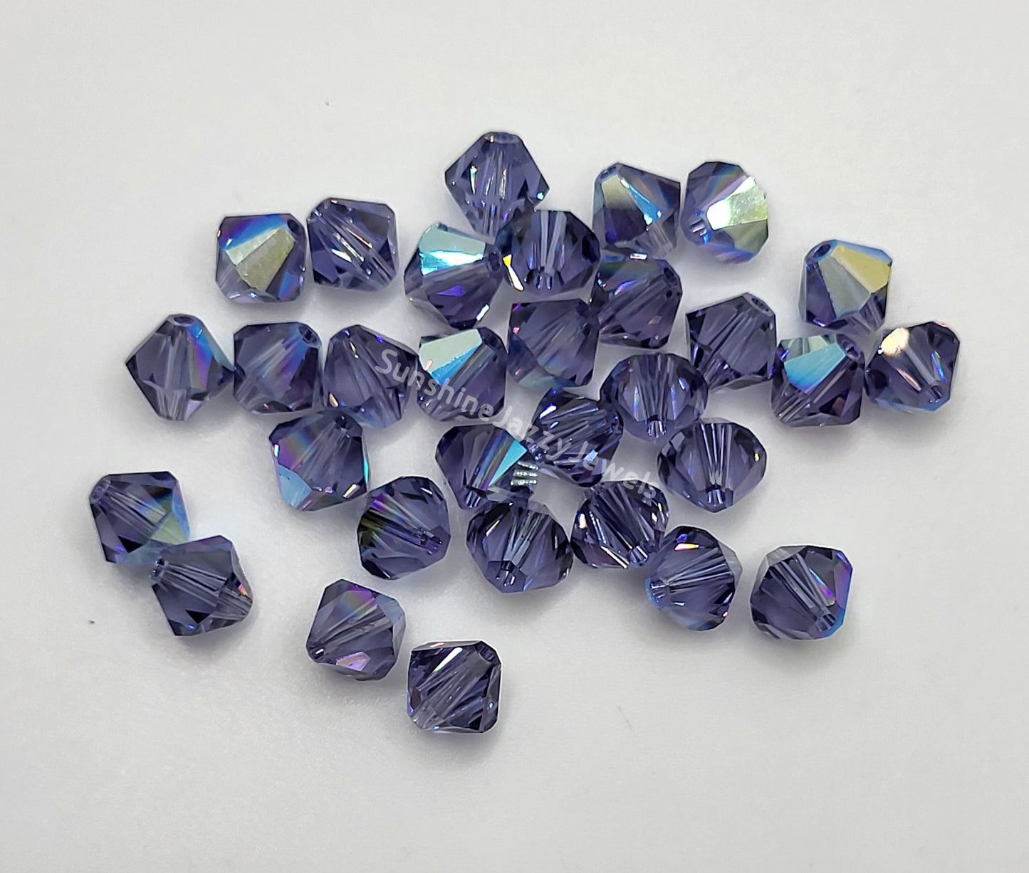 #5328 - Swarovski Crystal 6mm Bicone w/ AB Finish; 12pc per pack