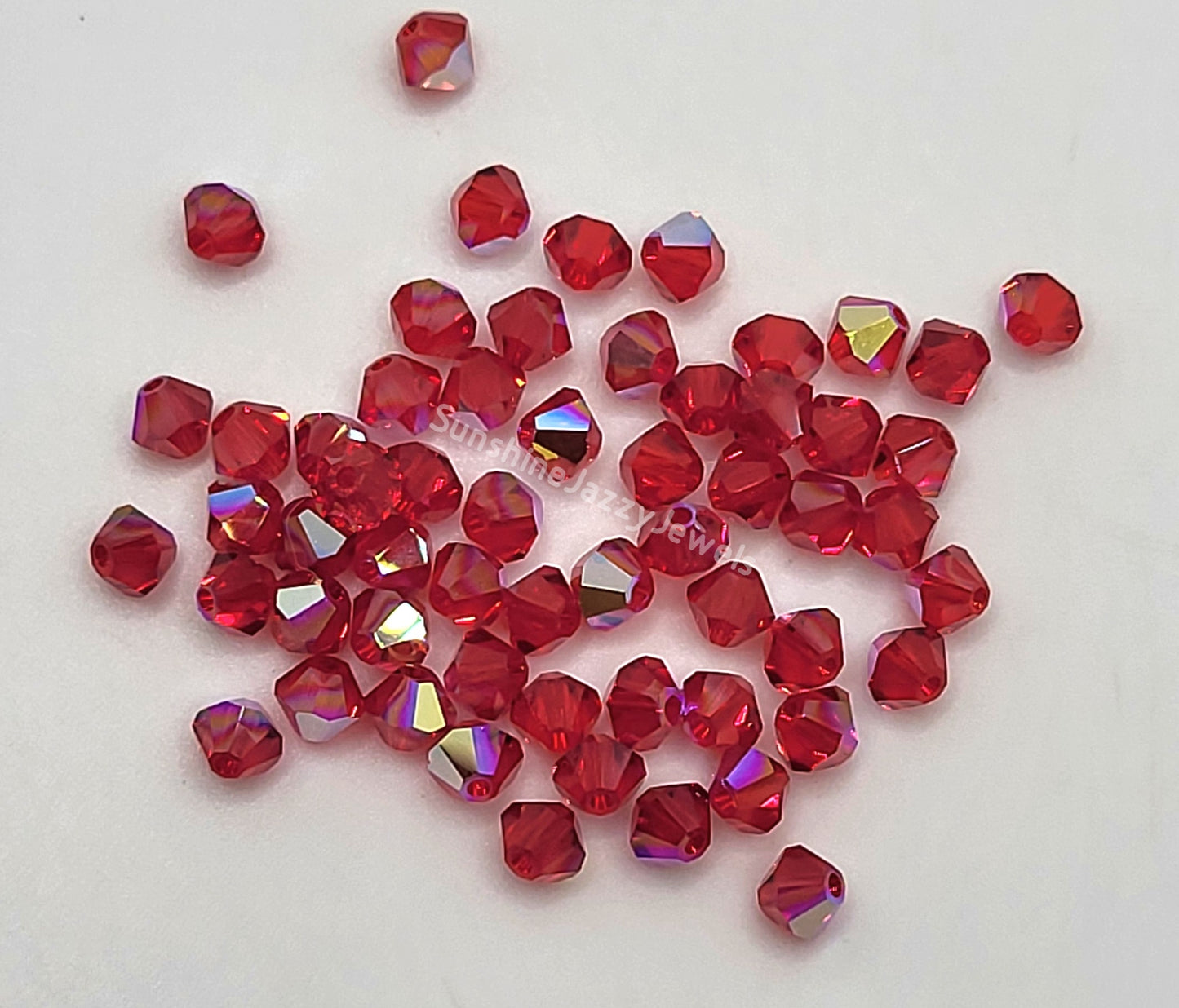 #5328 - Swarovski Crystal 6mm Bicone w/ AB Finish; 12pc per pack