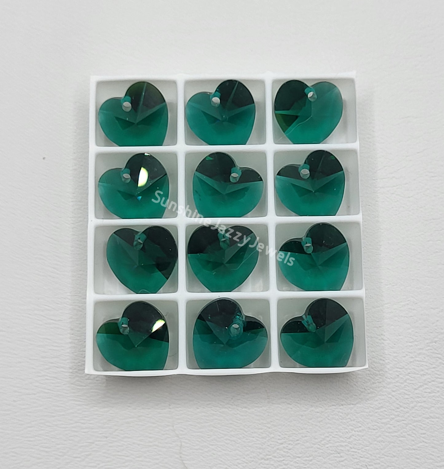 AMAZING DEAL! 12pc Swarovski Crystal 10mm Heart 6202 Pendants; Many Color Choices!