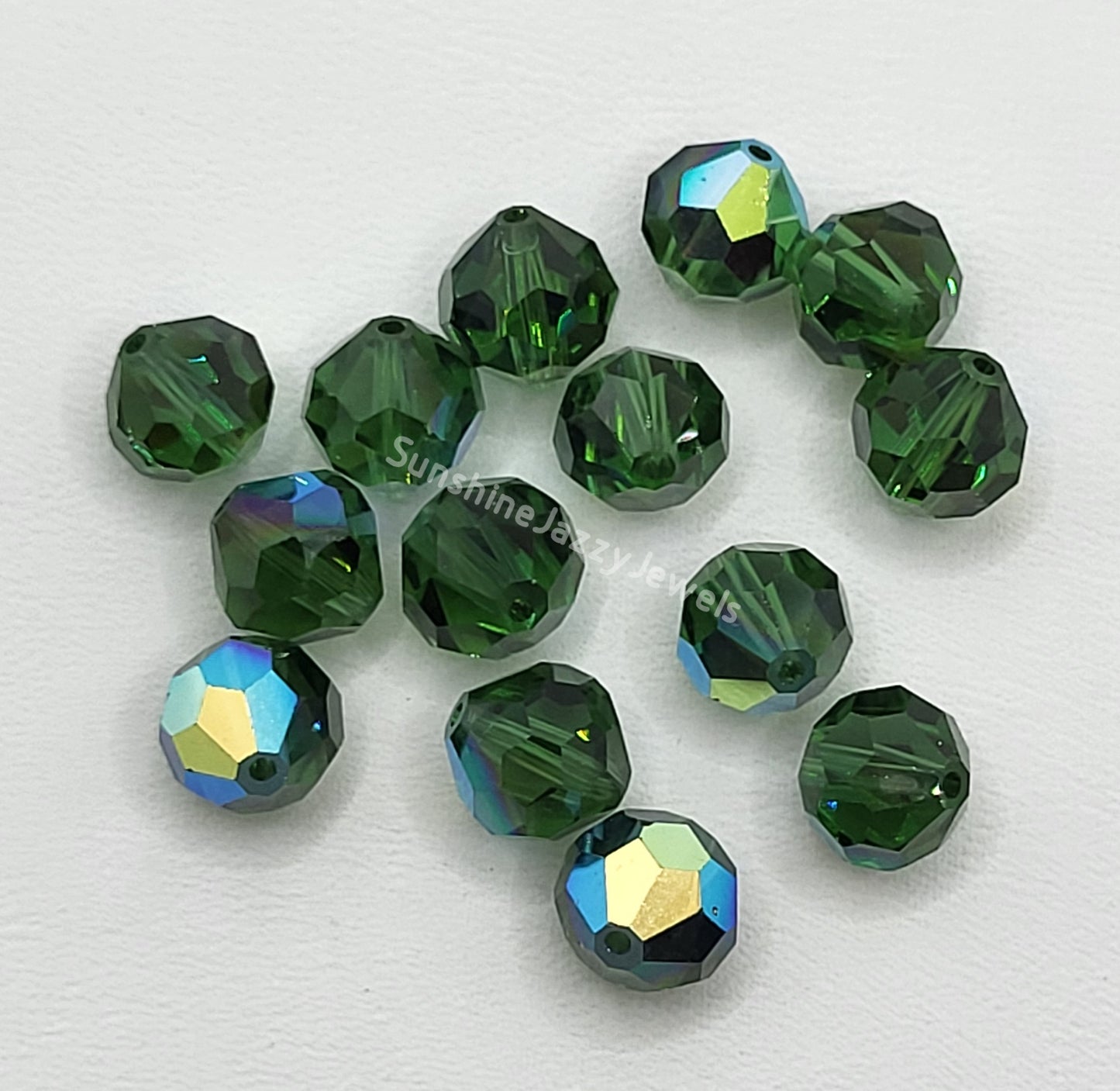 #5300 - Swarovski Crystal 8mm Round Beads; 12pc per pack