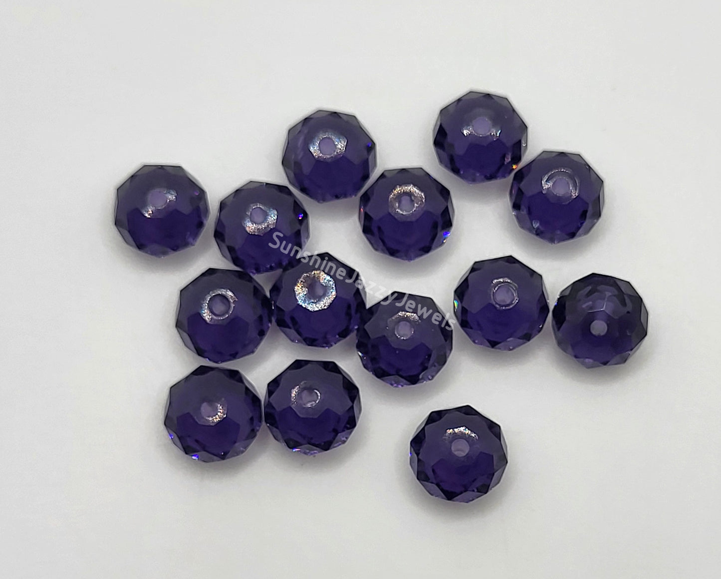 #5040 - Swarovski Crystal 8mm Briolette/ Donut Bead