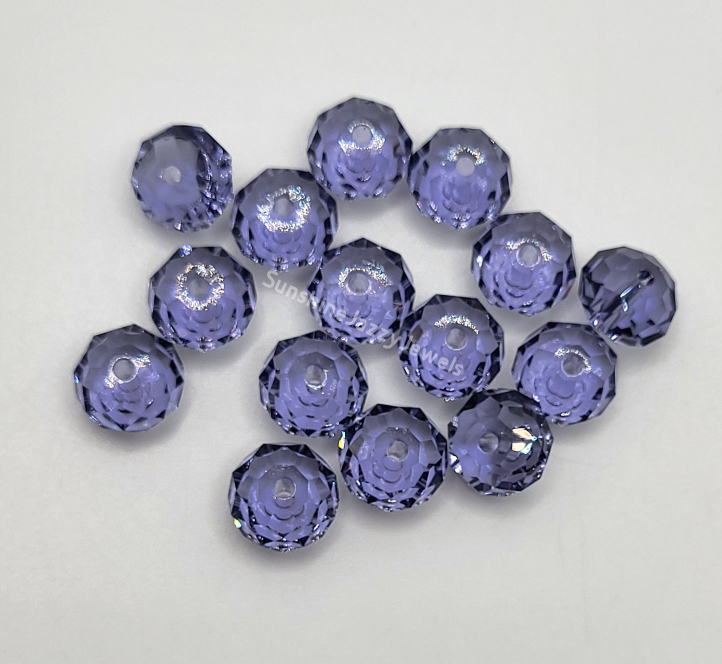 #5040 - Swarovski Crystal 8mm Briolette/ Donut Bead